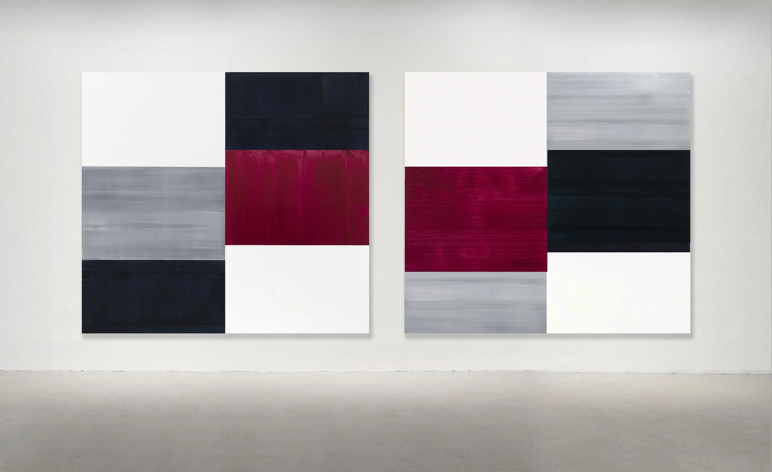 VIOLET G3, G3-2, 2017. Oil on Linen, 91 x 98 inches (230 x 250 cm). PRIVATE COLLECTION, MEXICO. 