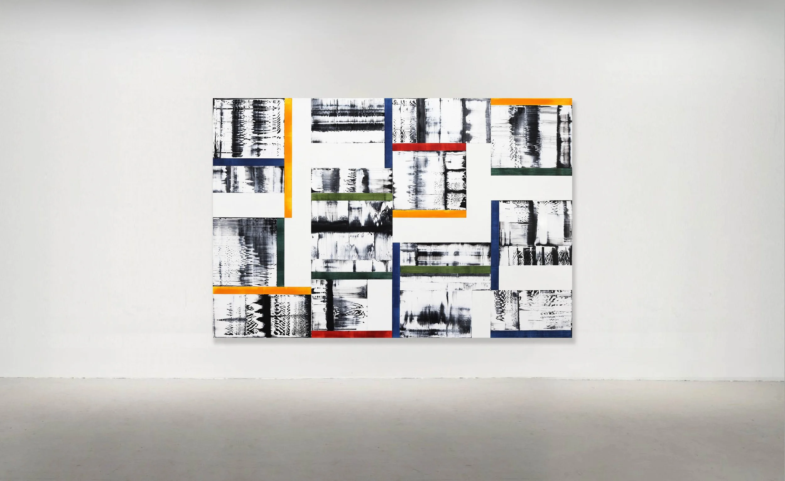 AGOSTO 8.13, 2013. Oil on Linen 63 x 94.5 inches (160 x 240 cm). PRIVATE COLLECTION, CANADA.