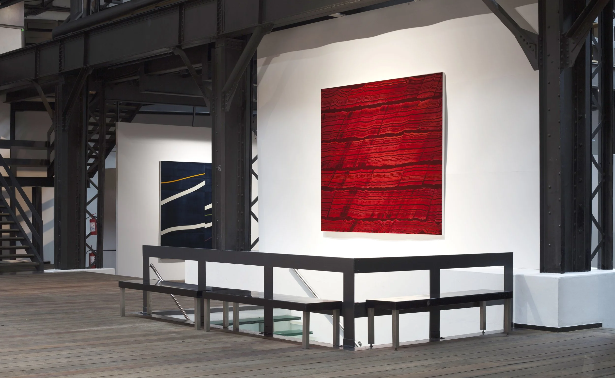 Installation View of VIOLETA, Museo Estación Indianilla, Mexico City, Mexico 2017.