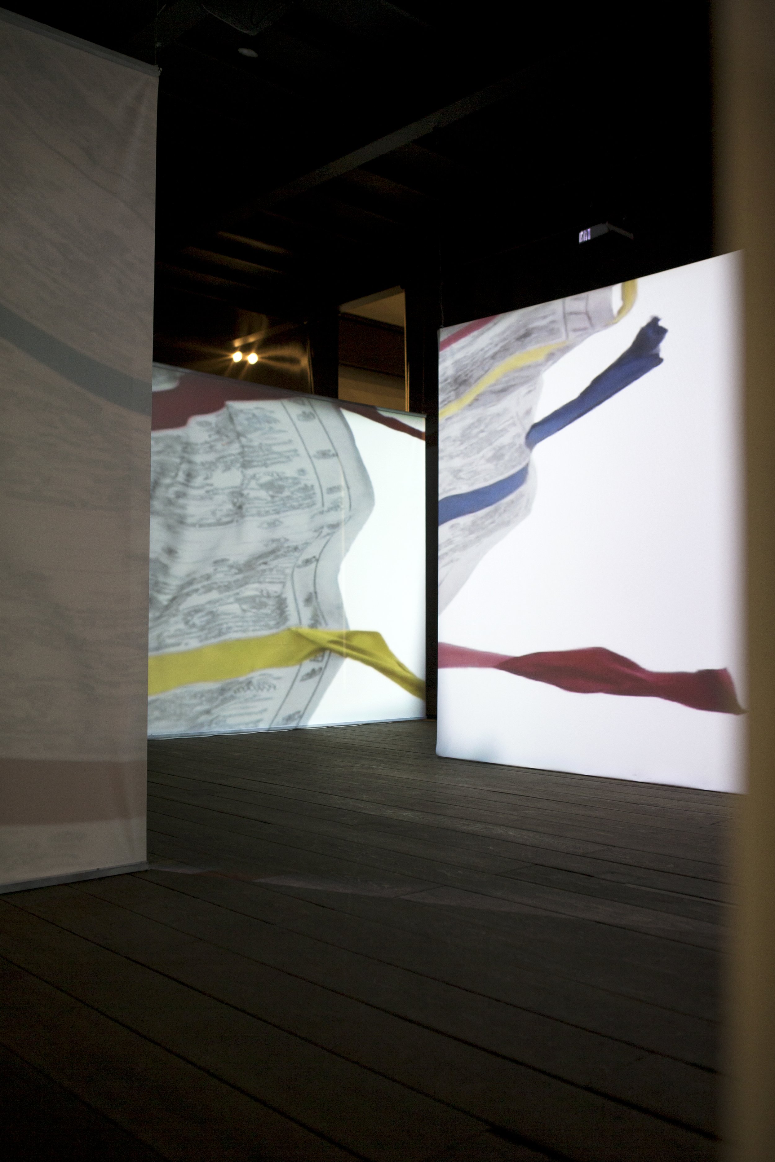 BHUTAN ABSTRACTO Multimedia Installation, Museo Centro Cultural Indianilla, Mexico City 2015.