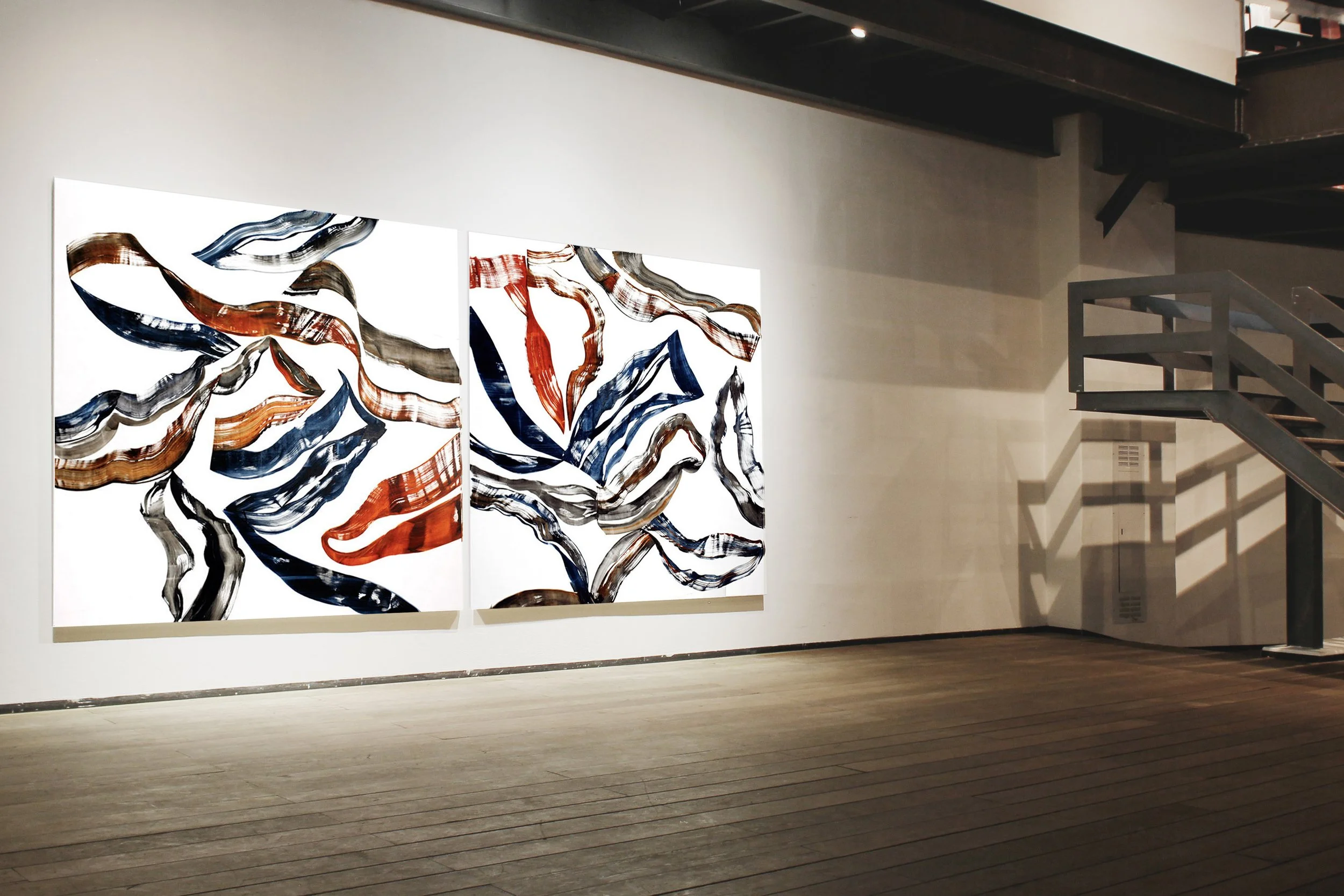 Installation view of KAILASH, Museo Estación Indianilla, Mexico City, 2012.