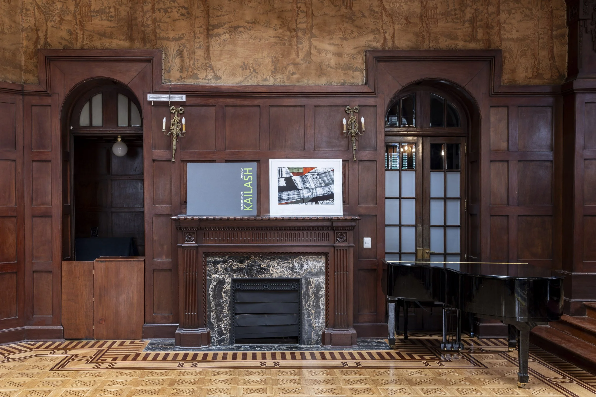 Installation view of KAILASH 2012-2026, Casa Universitario del Libro, Mexico City, 2026