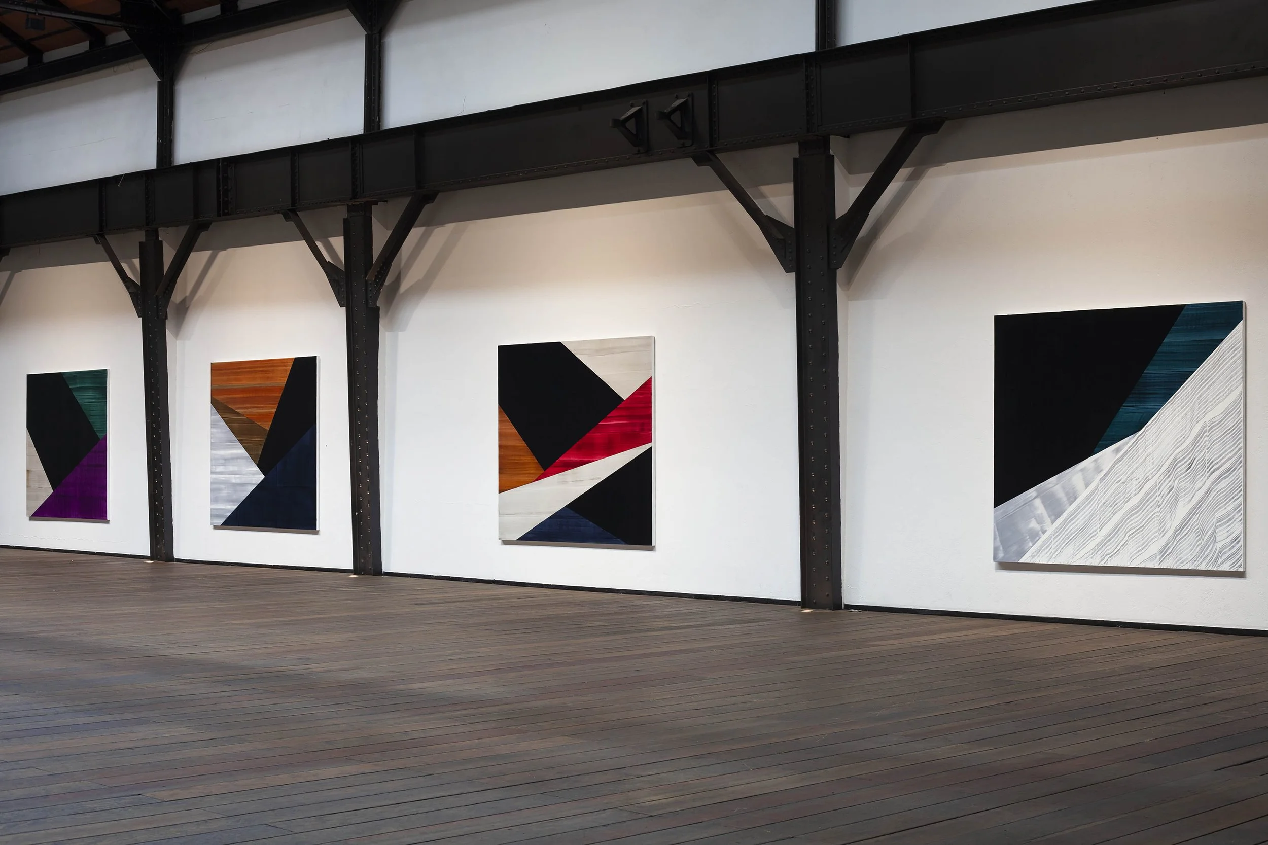 Installation view of PRAGA, Museo Estación Indianilla, Mexico City, 2020.