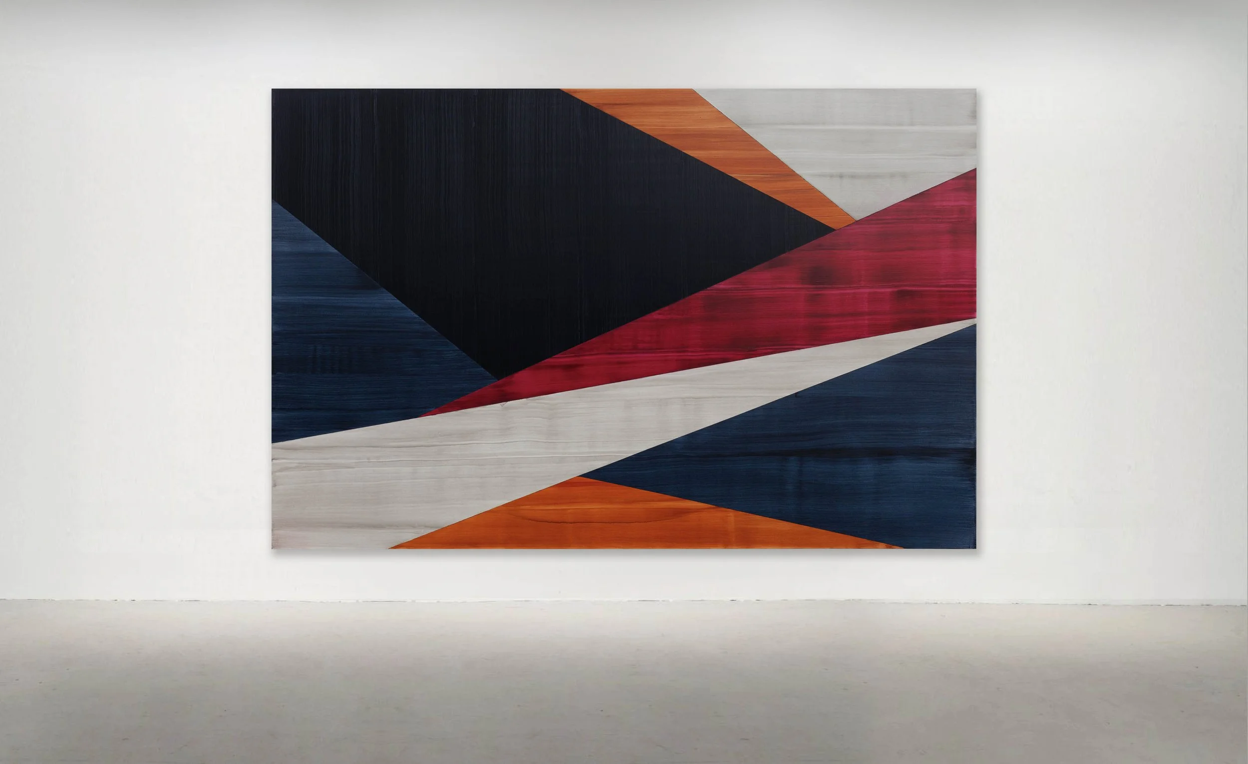 "Praga 2", 2020 Oil on linen 83 x 128 inches / 211 x 325 CM