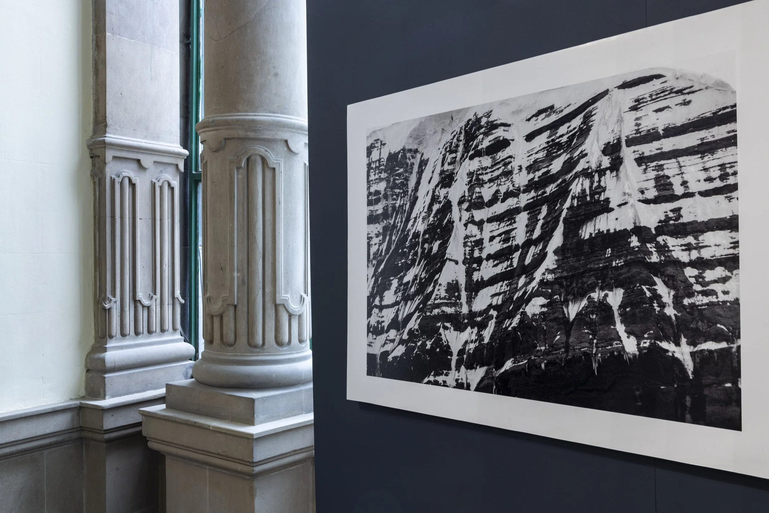 Installation view of KAILASH 2012-2026, Casa Universitario del Libro, Mexico City, 2026