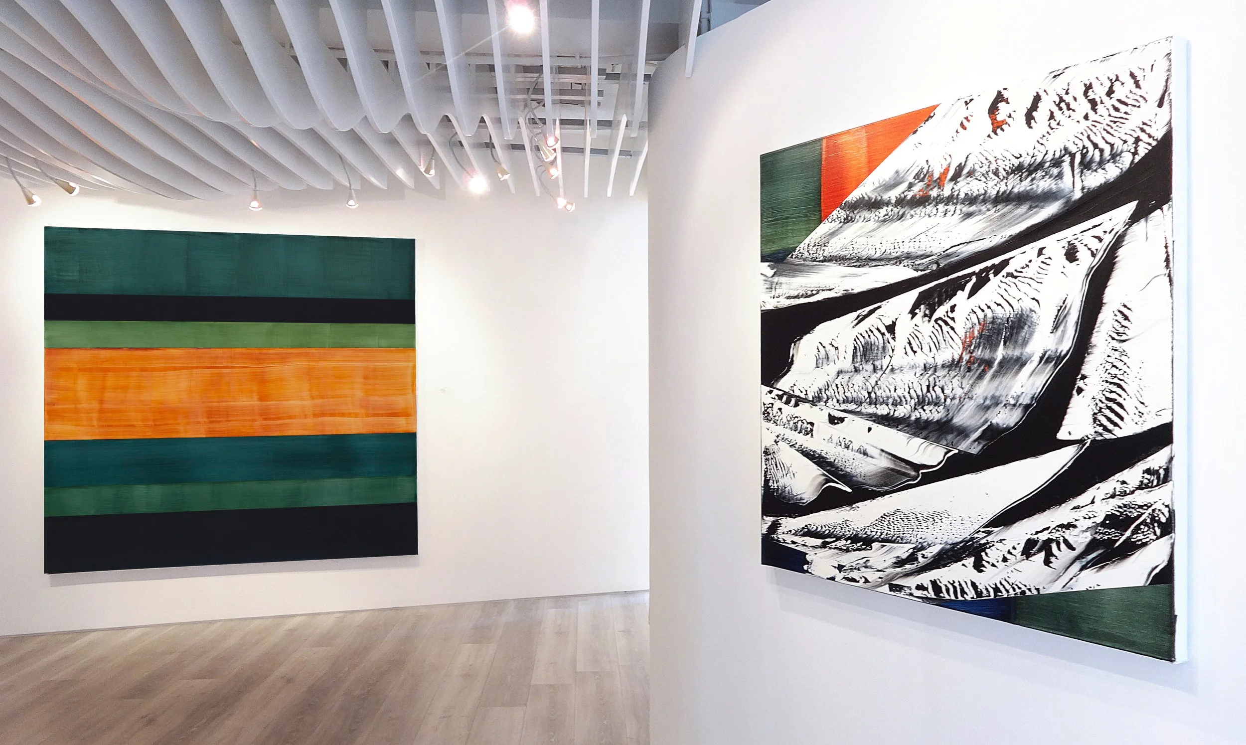 Installation view of KAILASH BLACK MOUNTAIN, Sundaram Tagore Gallery, Hong Kong, 2014.