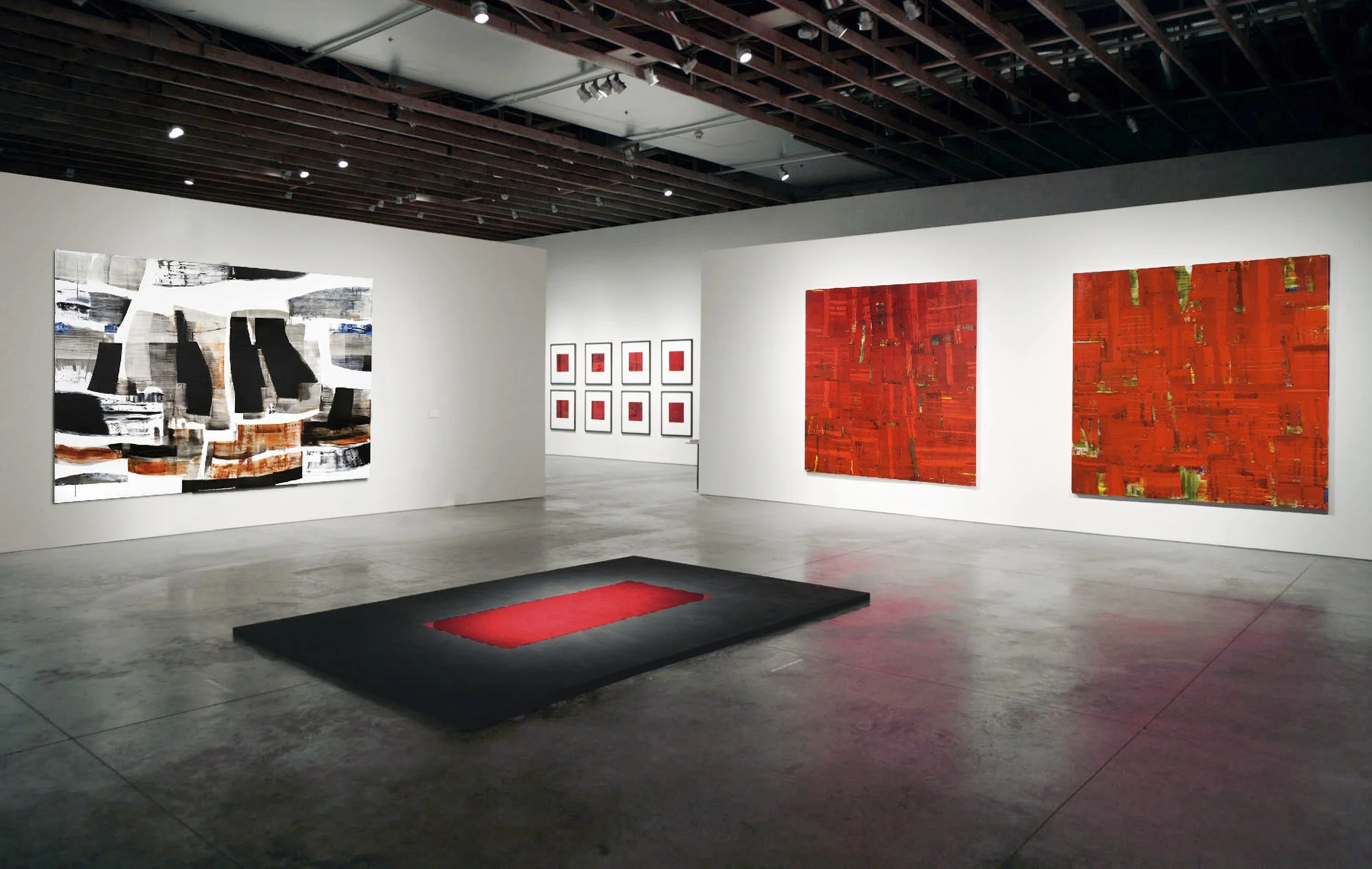 Installation view of RICARDO MAZAL LA TUMBA DE LA REINA ROJA: FROM REALITY TO ABSTRACTION, Scottsdale Museum of Contemporary Art, Scottsdale, AZ 2006.