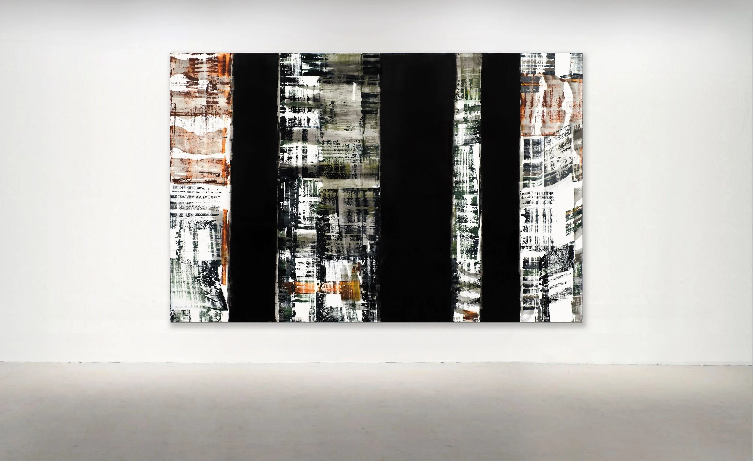 ODENWALD 1152 NO. 8, 2008. Oil on Linen 78 x 120 inches (198 X 305cm). PRIVATE COLLECTION MEXICO CITY, MEXICO.