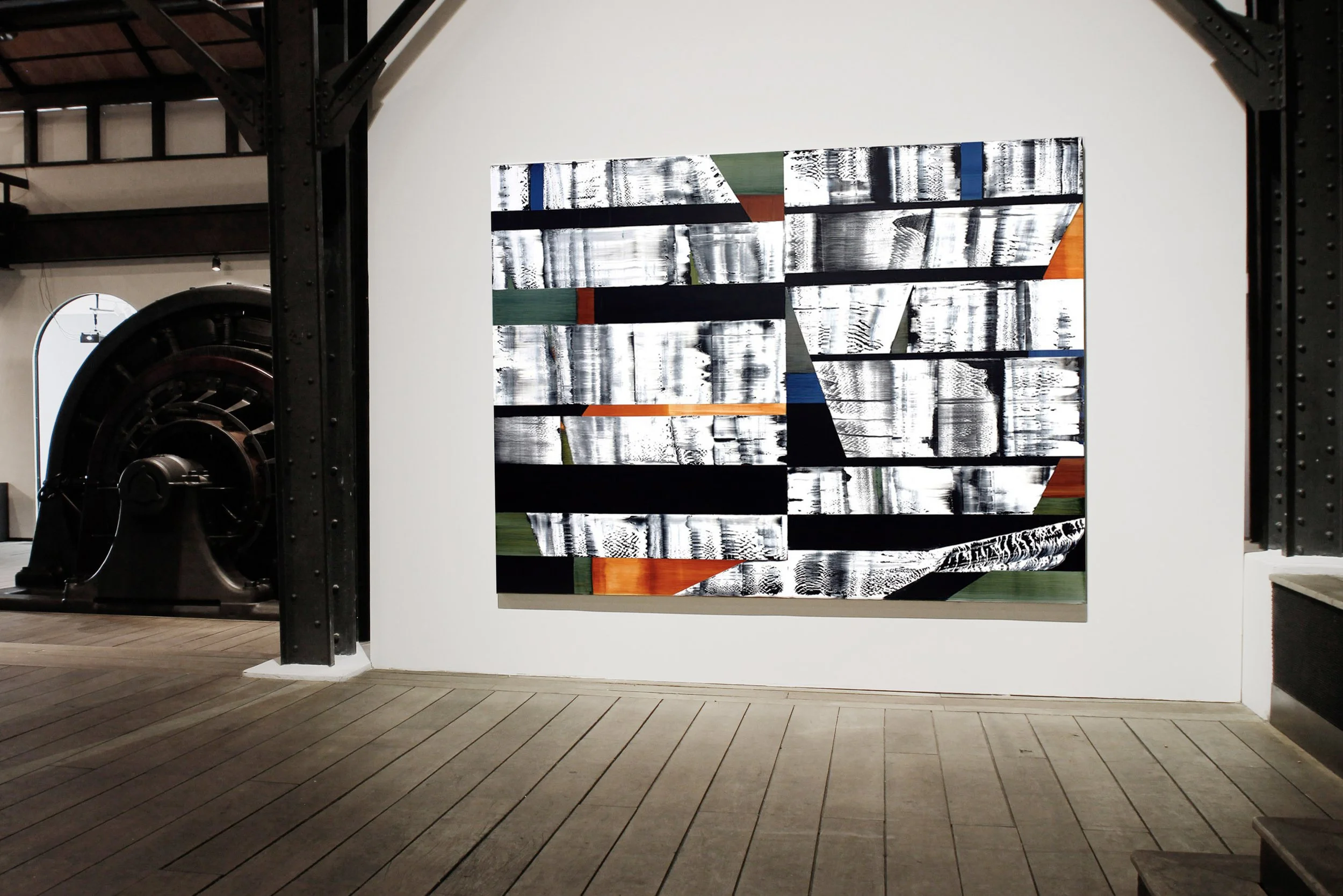 Installation view of KAILASH, Museo Estación Indianilla, Mexico City, 2012.