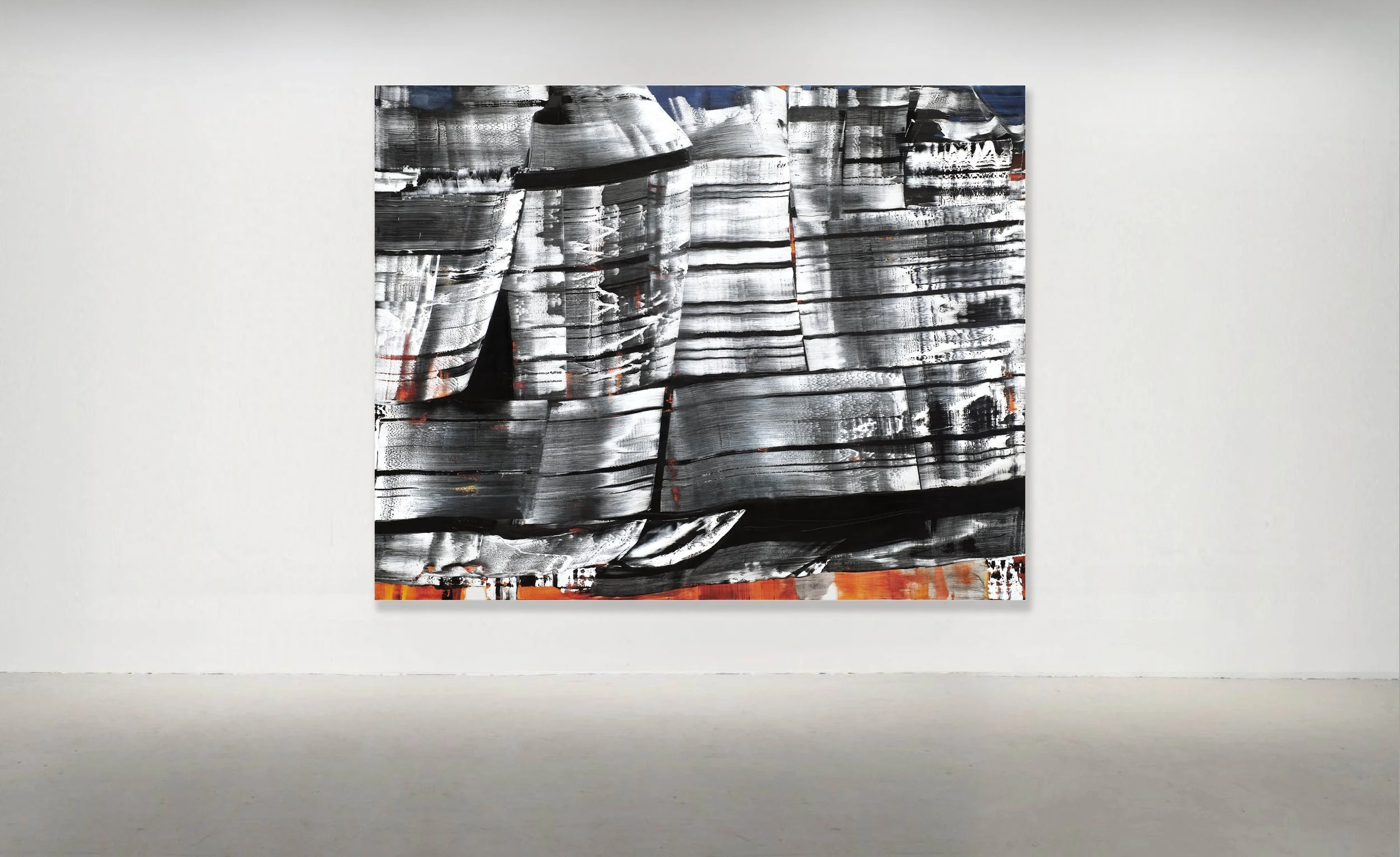 KORA MK7, 2010. Oil on Linen 98.5 x 125 inches (250 x 317.5 cm). PRIVATE COLLECTION, NEW YORK CITY.
