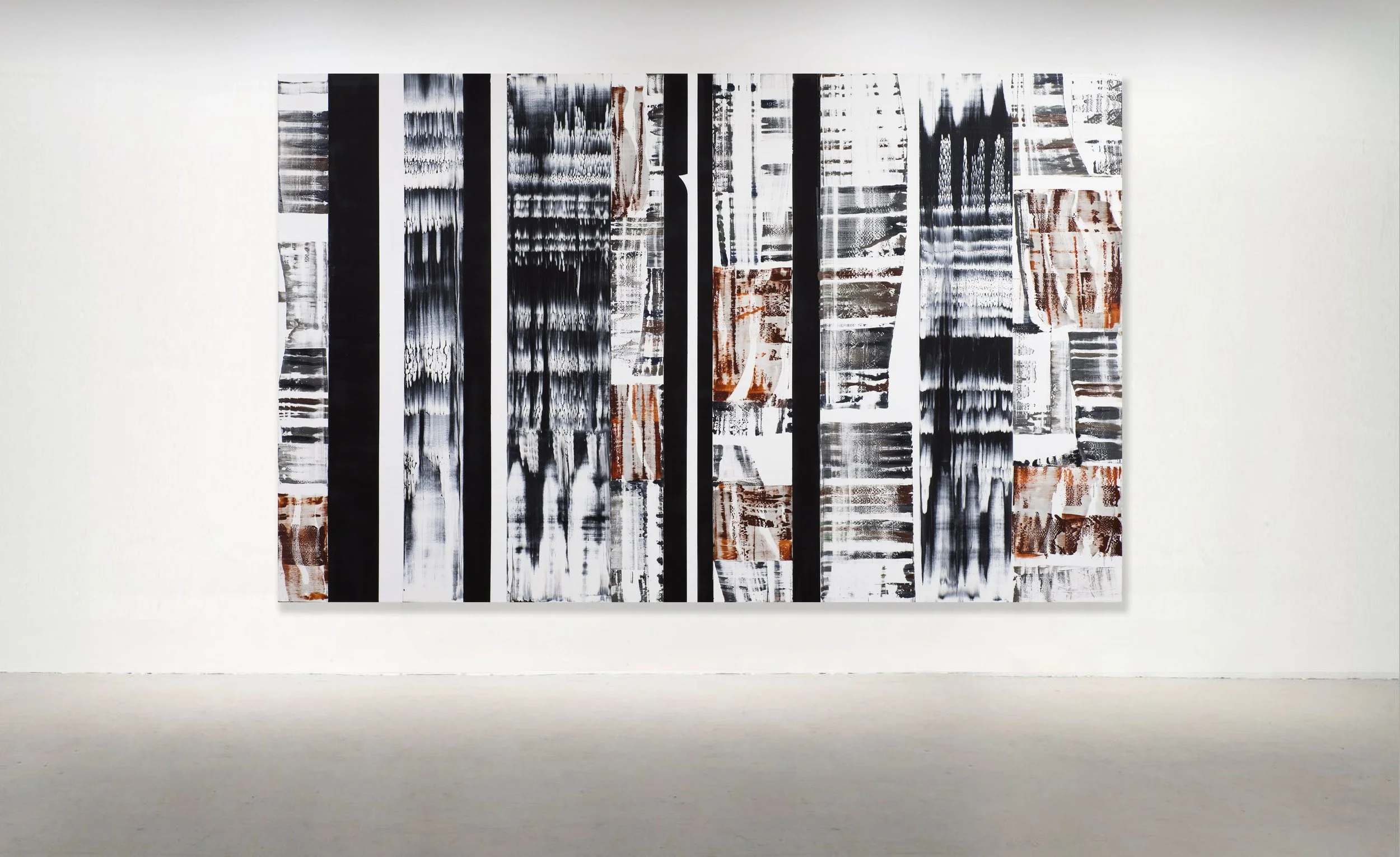 "Odenwald 1152 No. 17" 2008 Oil on Linen 98.5 x 157.5 inches / 250 X 400 CM, BANCO DE MEXICO COLLECTION