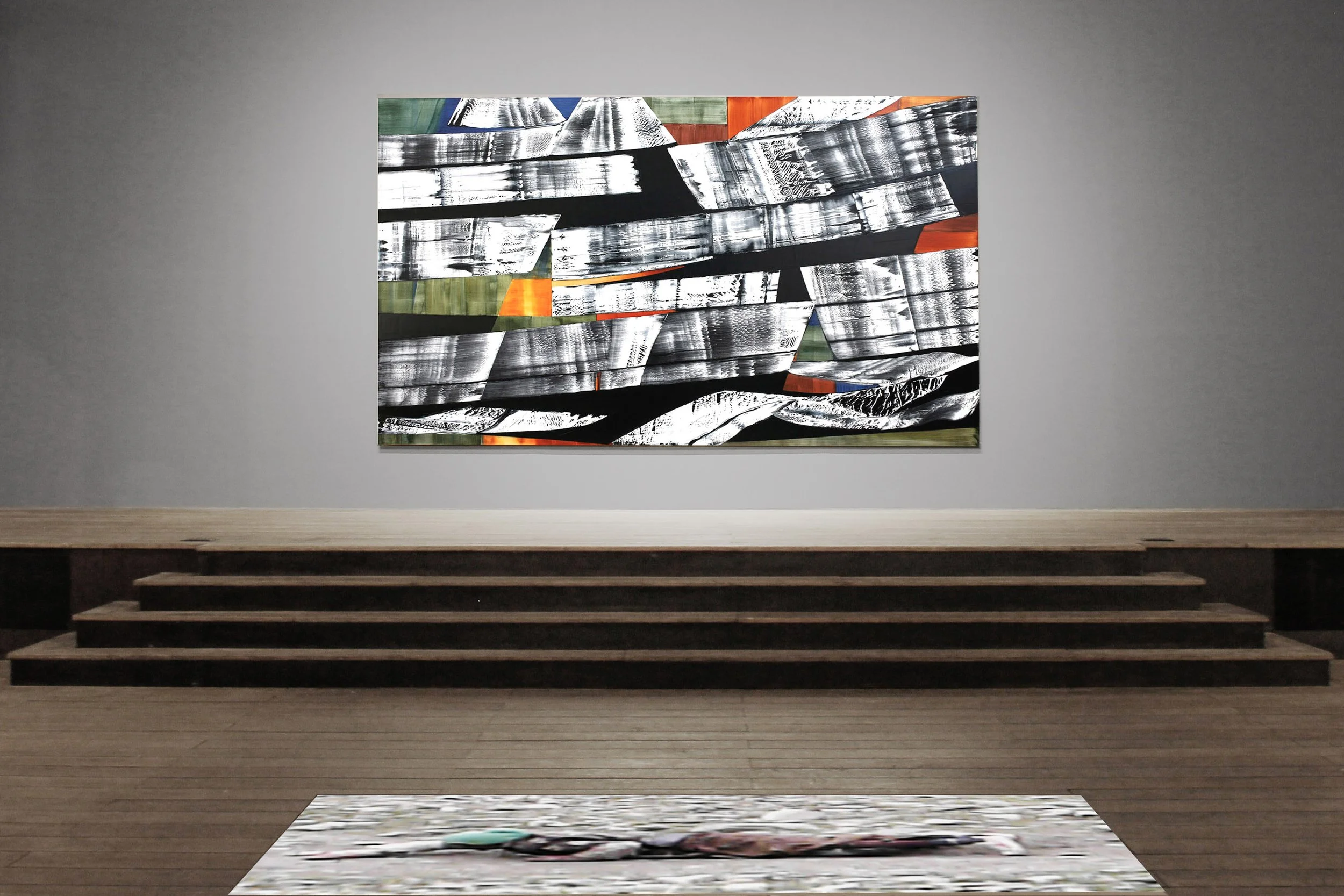 Installation view of KAILASH, Museo Estación Indianilla, Mexico City, 2012.