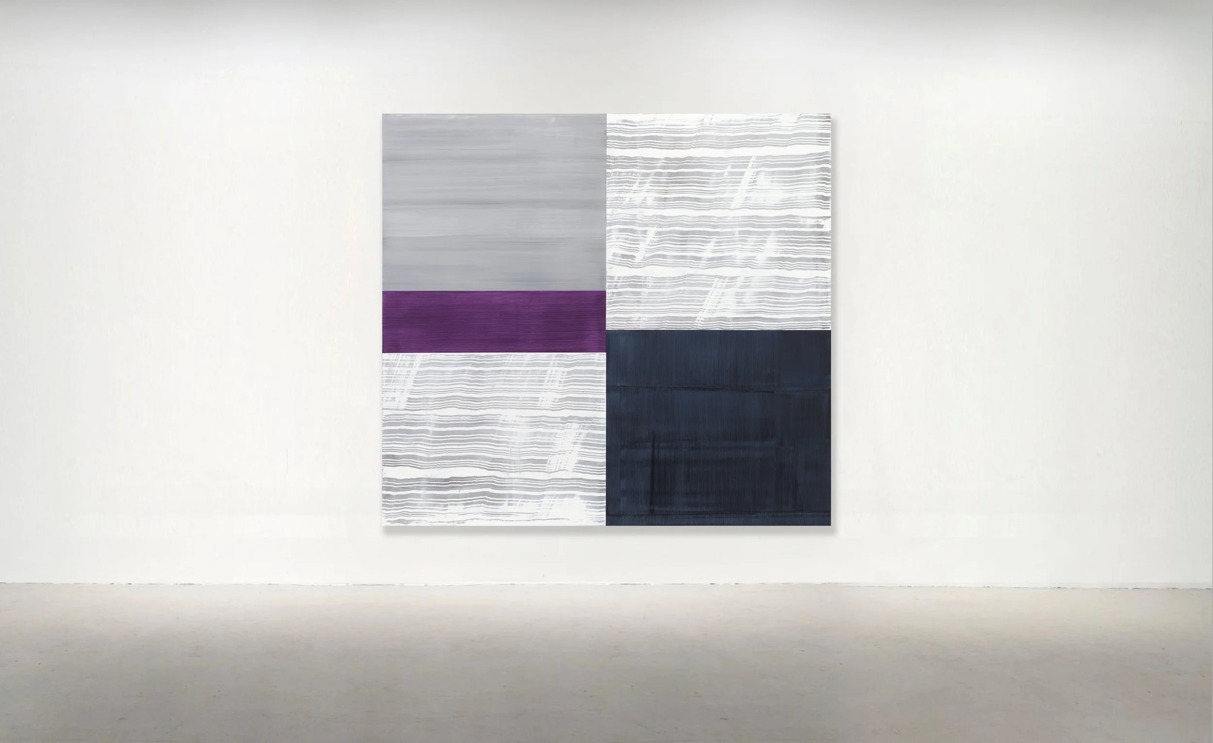 Violet G1, 2017. Oil on Linen 73 x 71 inches (185.4 x 180.3 cm). 