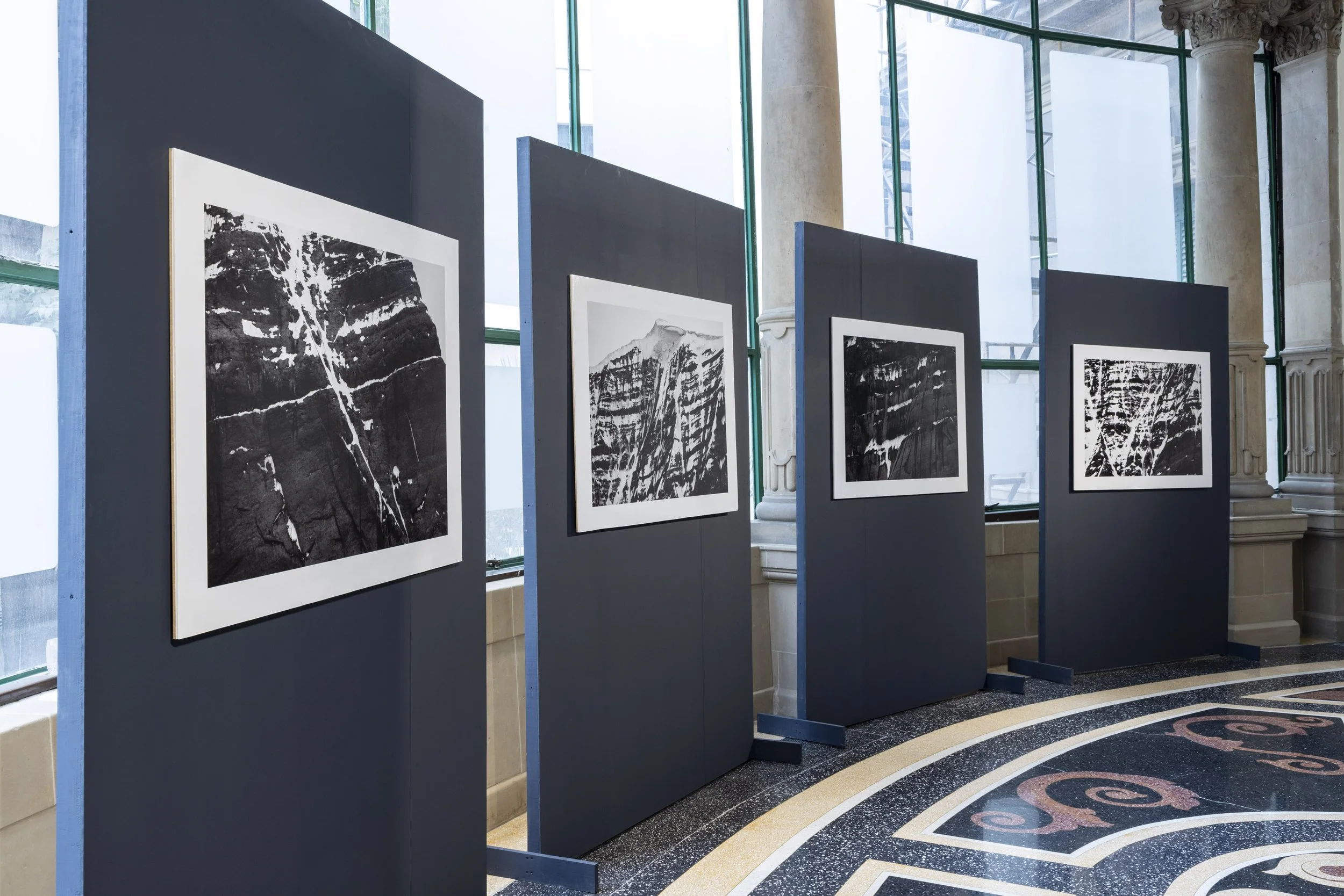 Installation view of KAILASH 2012-2026, Casa Universitario del Libro, Mexico City, 2026