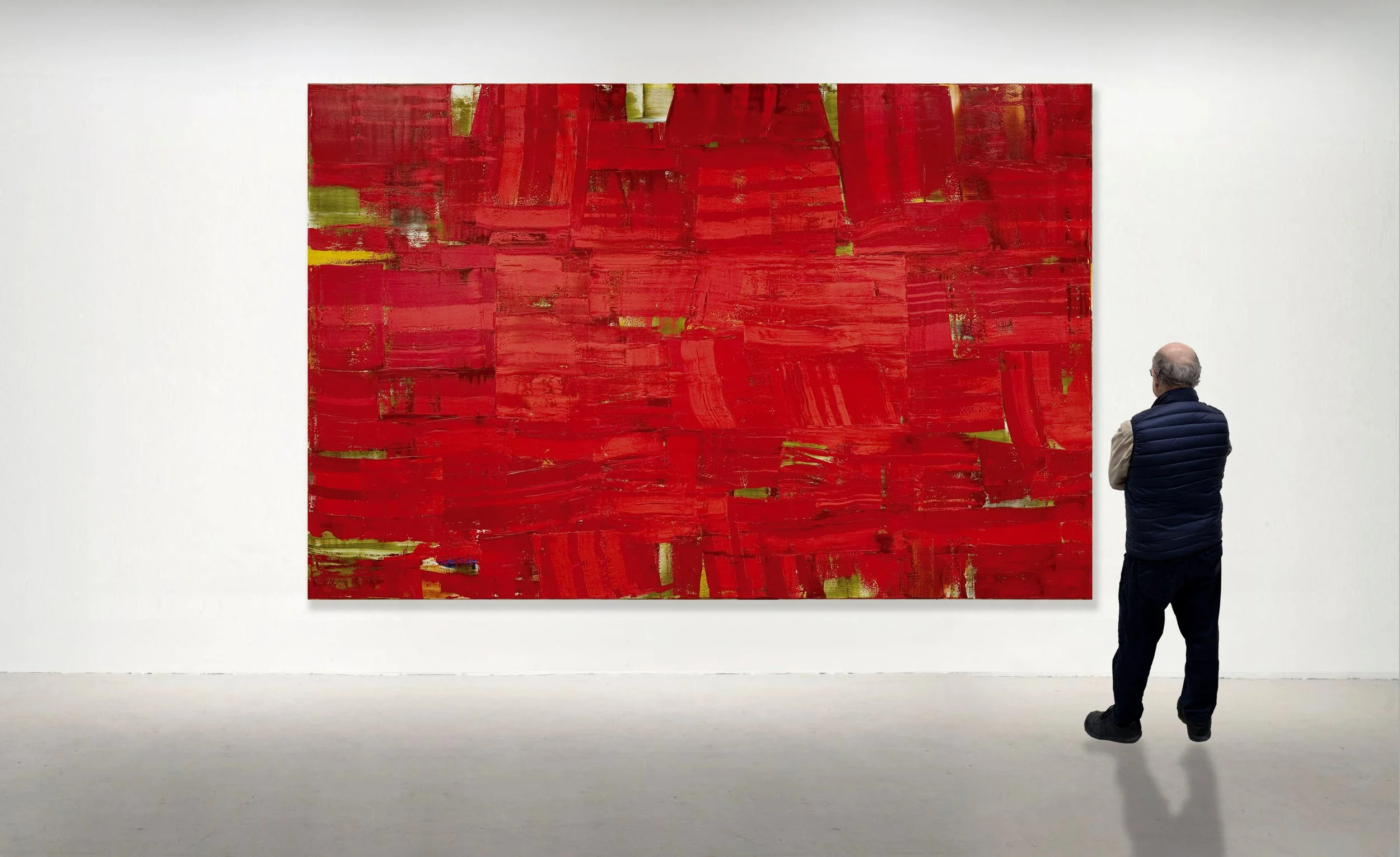 ROJO MALAQUITA 7, 2006. Oil on Linen 98.5 x 150 inches (250 x 381 cm).
PRIVATE COLLECTION, SCOTTSDALE, ARIZONA.
