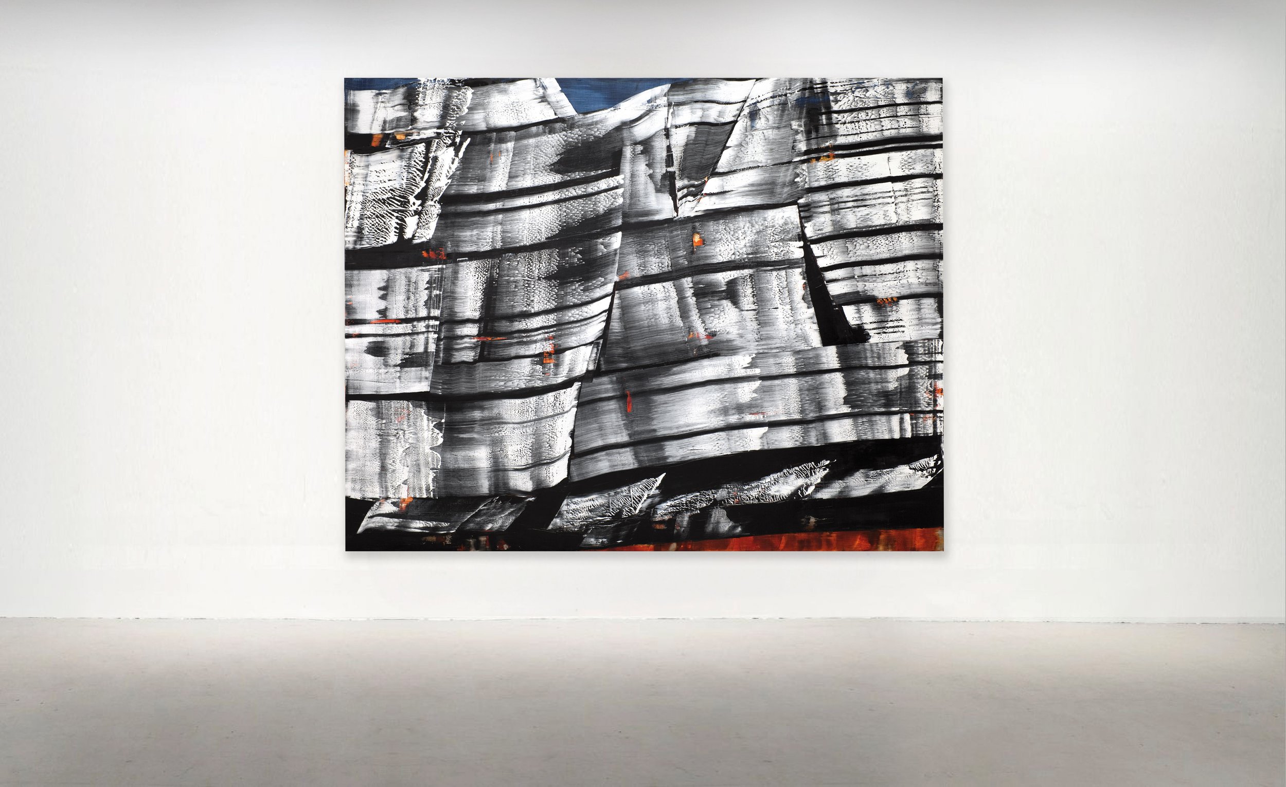 KORA MK8, 2010. Oil on Linen 98.5 x 125 inches (250 x 317.5 cm).
PRIVATE COLLECTION, NEW YORK CITY.