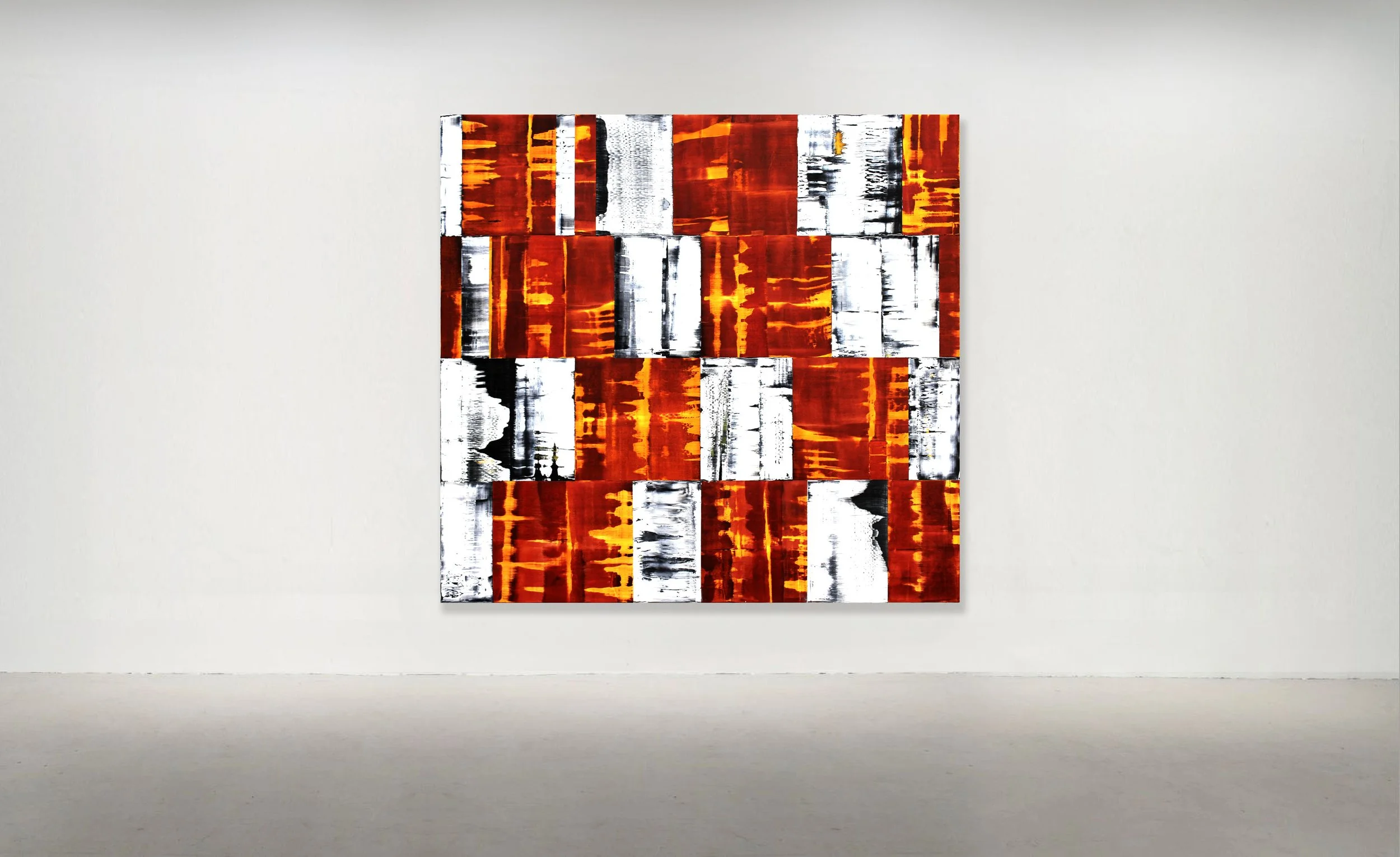 SEPTIEMBRE 20.12, 2012. Oil on Linen 80 x 85 inches (203 x 216 cm). PRIVATE COLLECTION, USA.