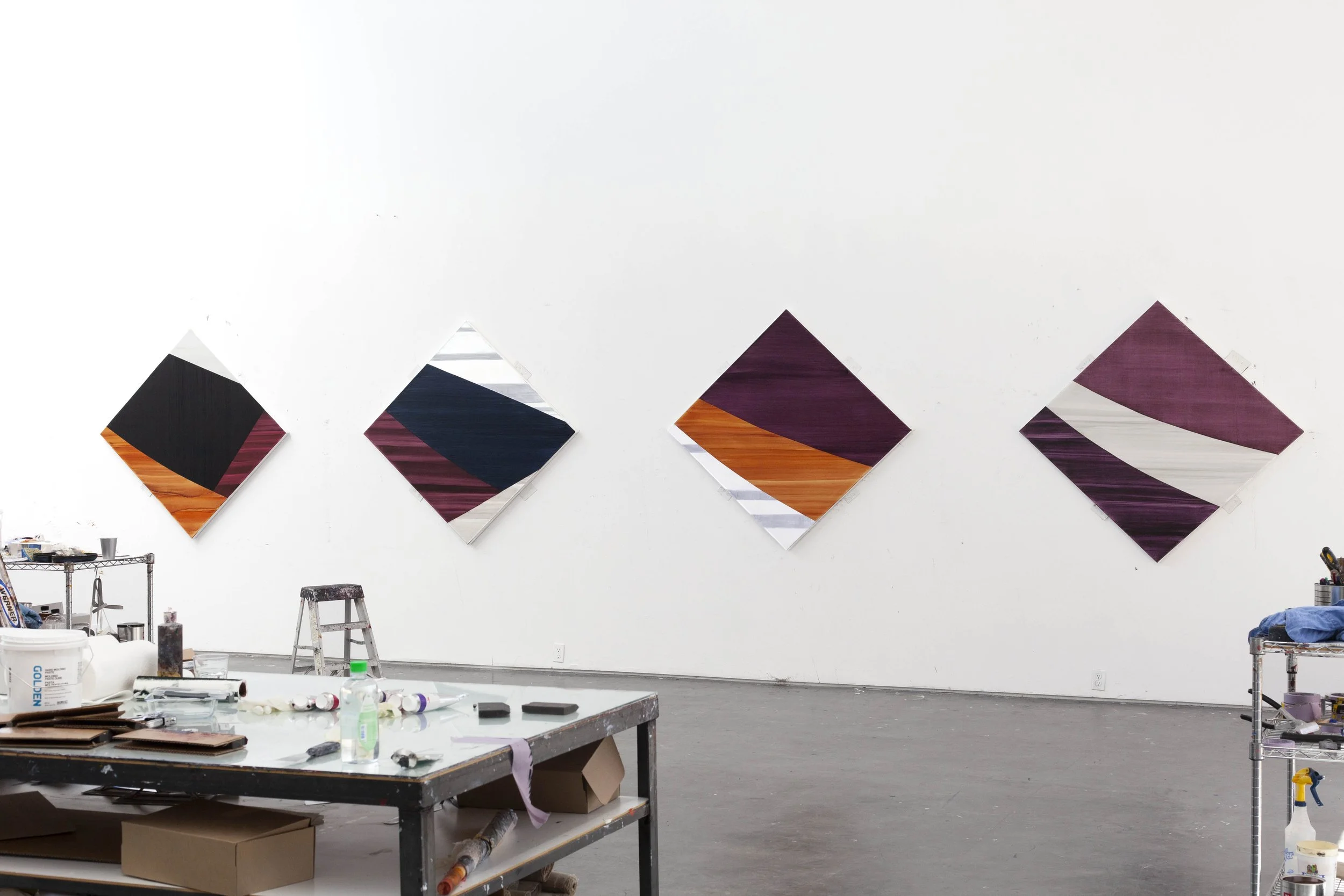 Full Circle Series Studio Installation Shots, Santa Fe, New Mexico 2020