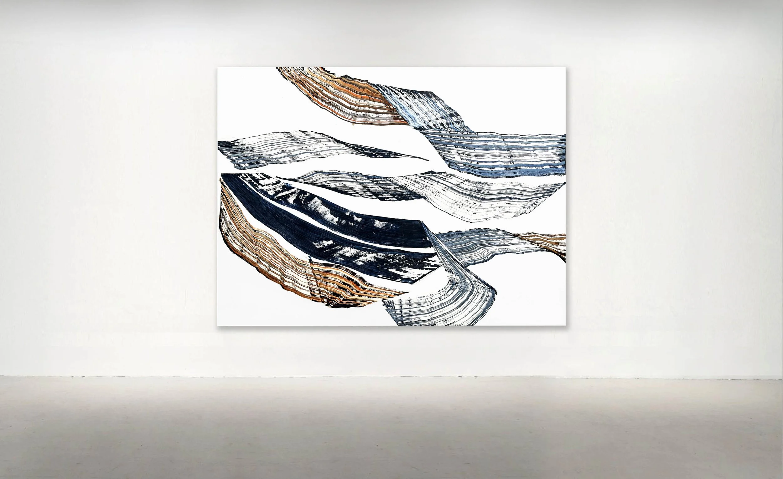 "White Mountain PF 5", 2025. Oil on linen
61 x 77 inches / 155 x 195.5 CM