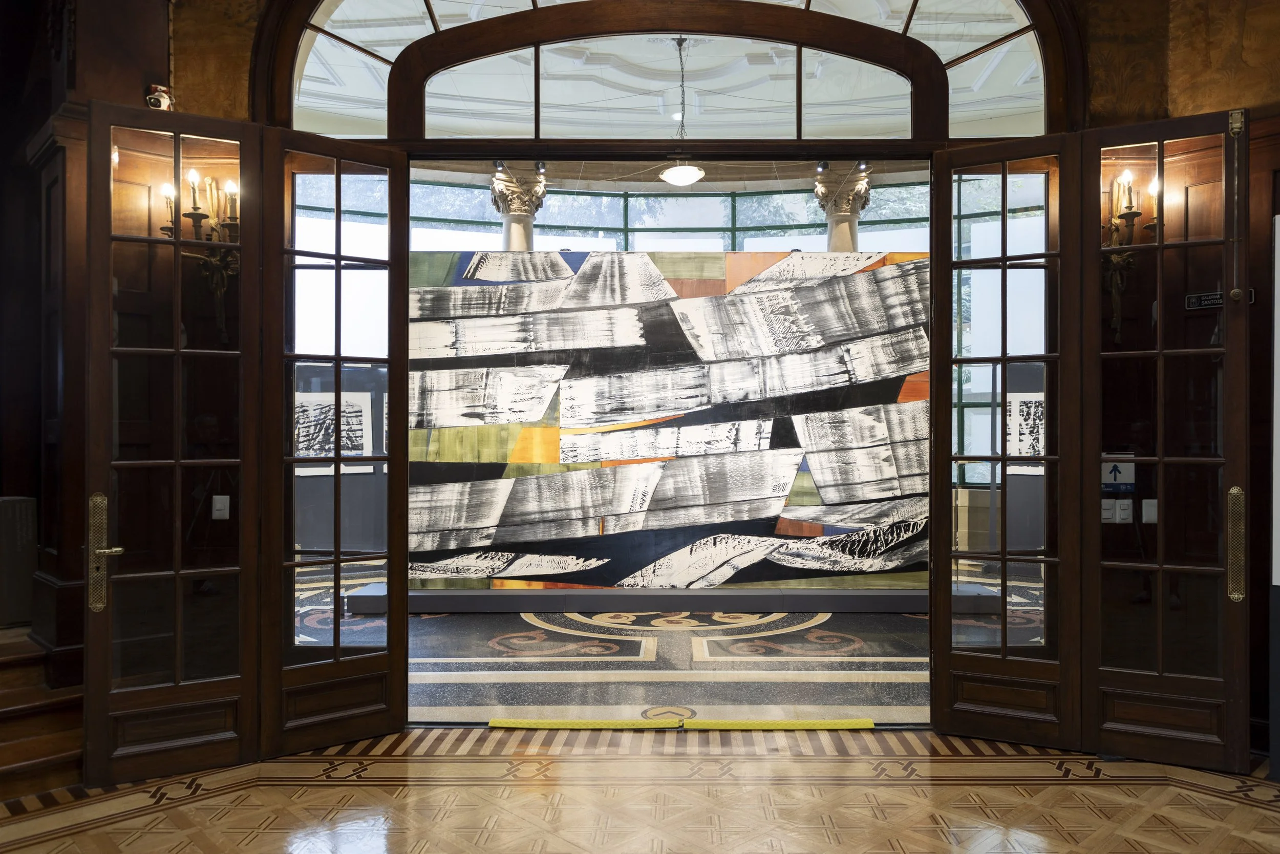 Installation view of KAILASH 2012-2026, Casa Universitario del Libro, Mexico City, 2026