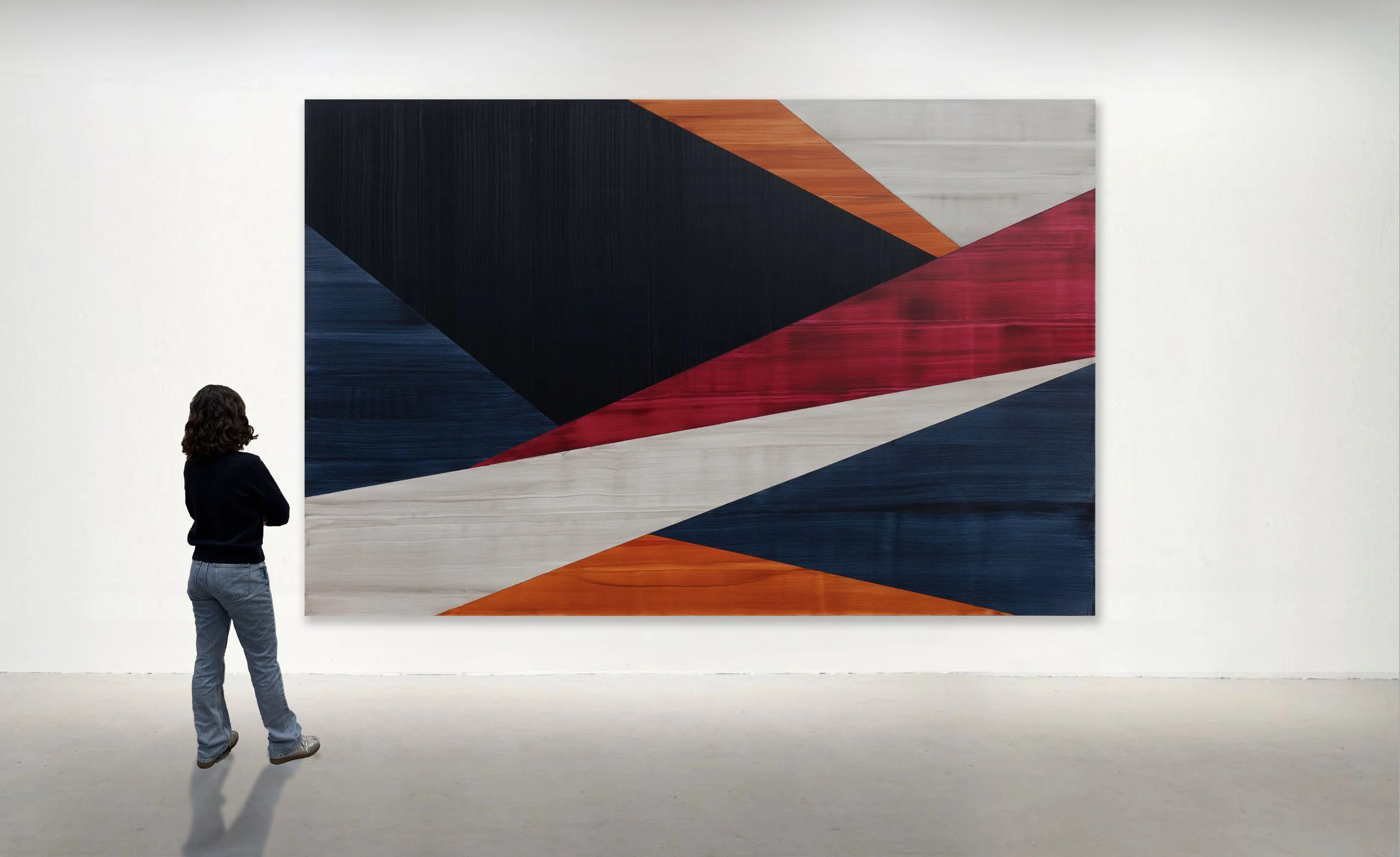 PRAGA 2 , 2020. Oil on linen 83 x 128 inches (211 x 325 cm). 