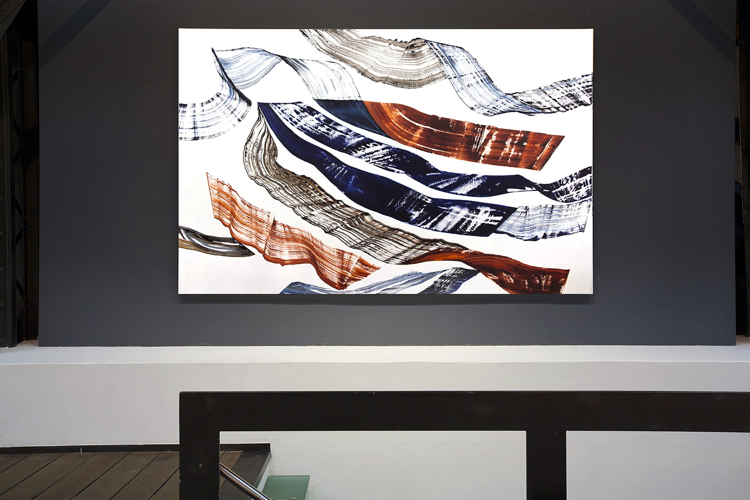 Installation view of BHUTAN ABSTRACTO, Museo Estación Indianilla, Mexico City, 2015. 