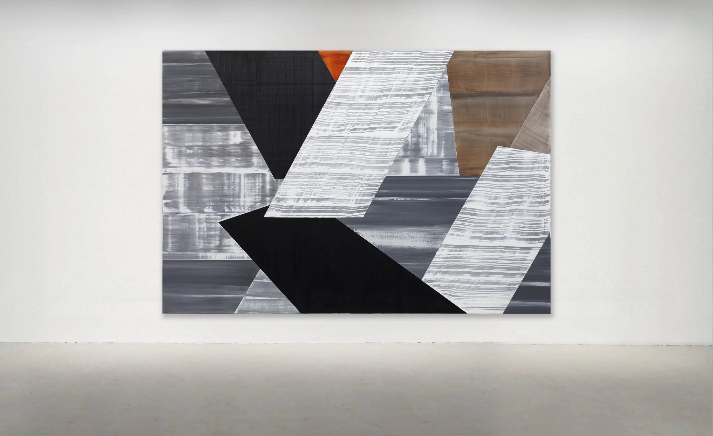 "SP Black 1" 2019 Oil on linen 77 x 113 inches / 195.6 x 287 CM