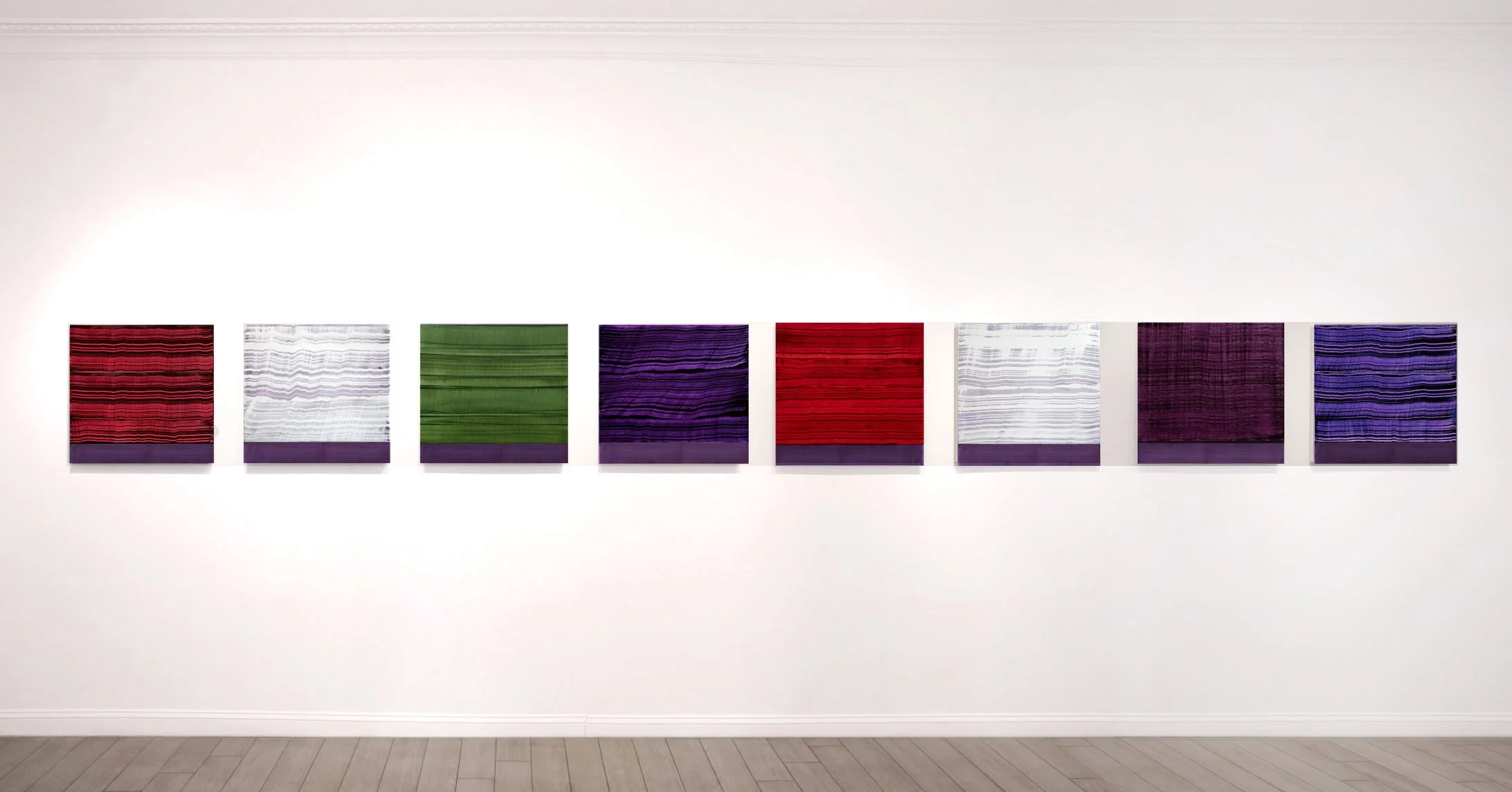 Installation View VIOLET, Sundaram Tagore Gallery, New York, Madison Ave. 2016.