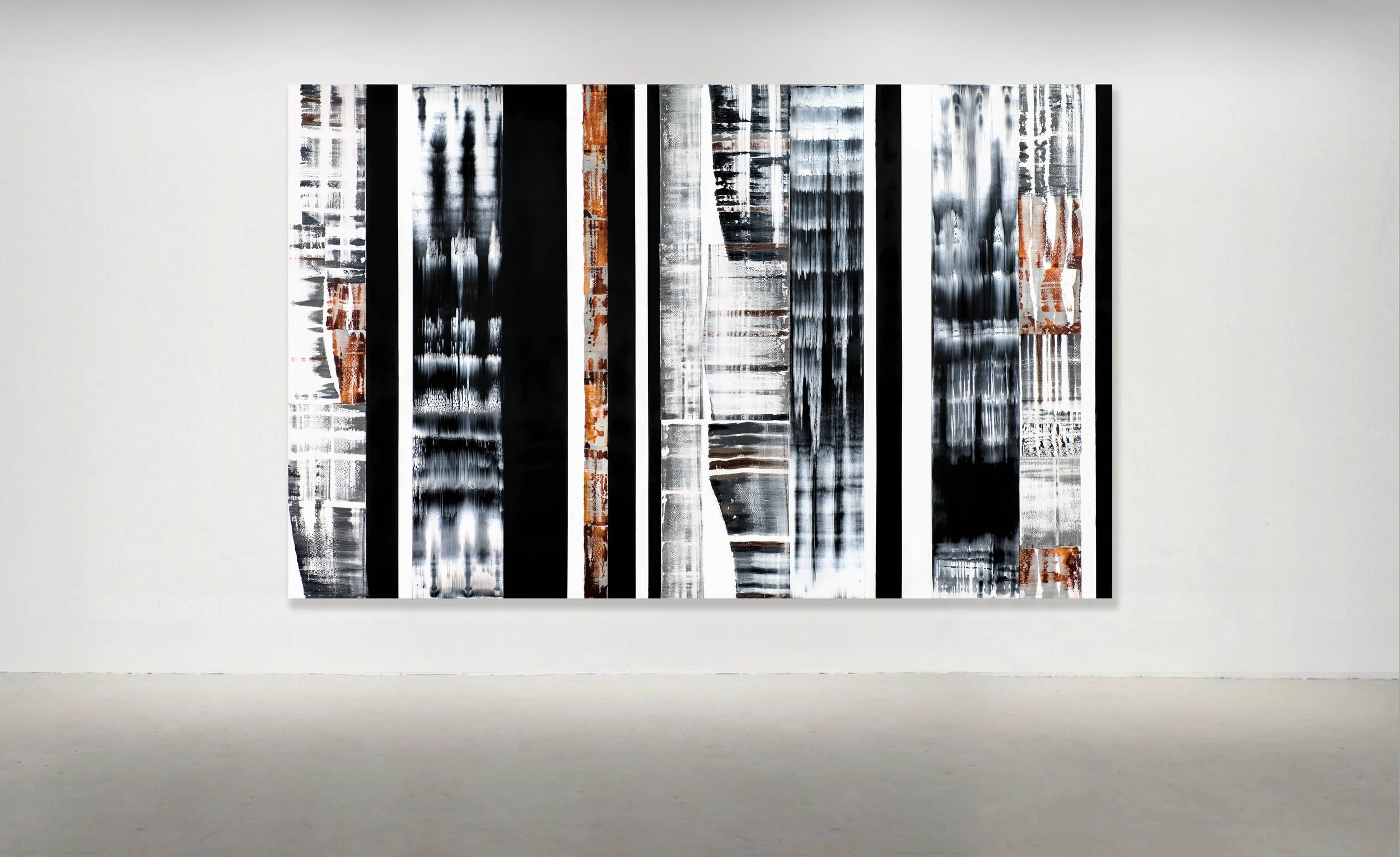 ODENWALD 1152 NO. 18, 2008. Oil on Linen 98.5 x 157.5 inches (250 X 400 cm). PRIVATE COLLECTION DENVER, COLORADO.