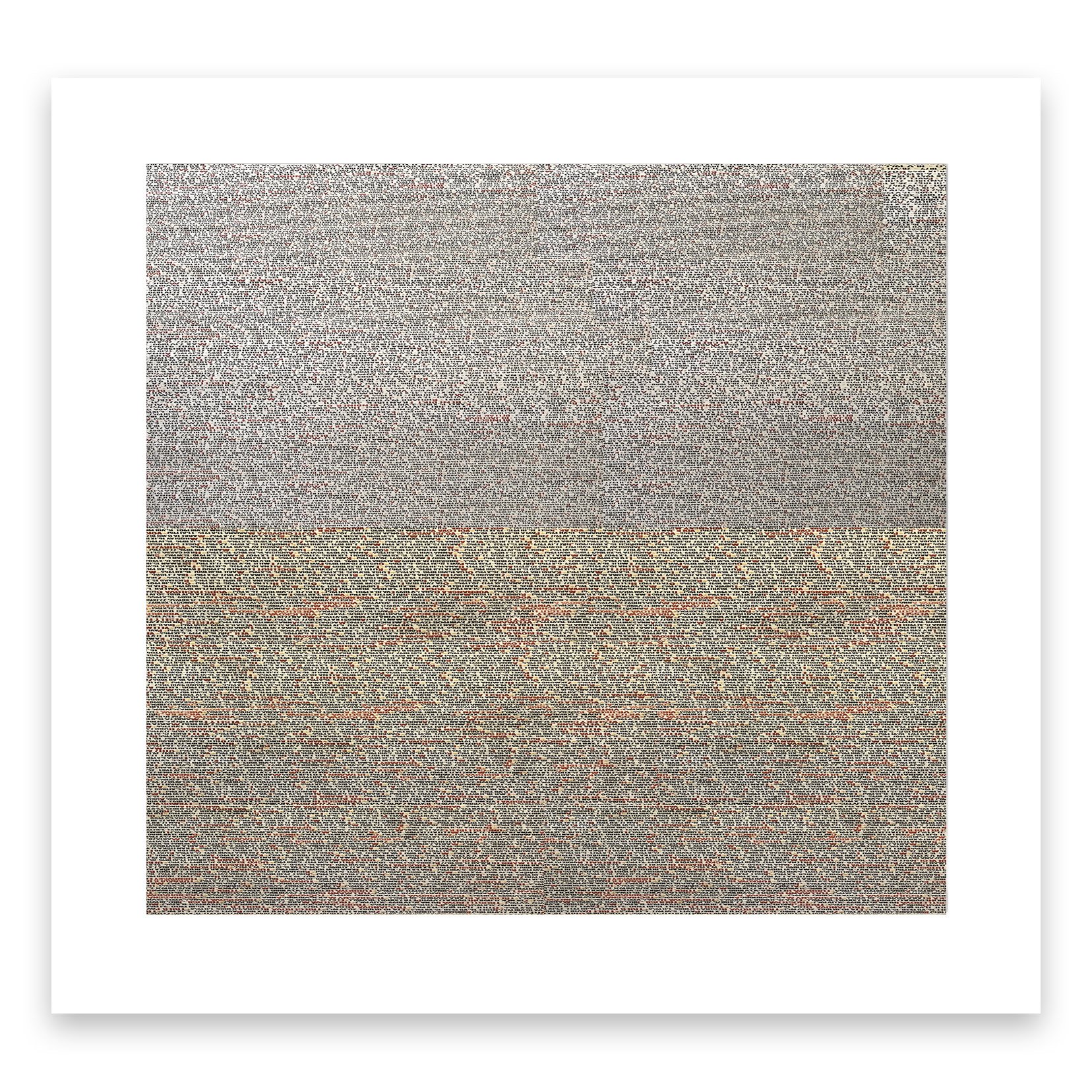 SILENCE IN PRAGUE T 4, 2019. Pigment ink print on paper 24 x 24 inches (61 x 61 cm).
