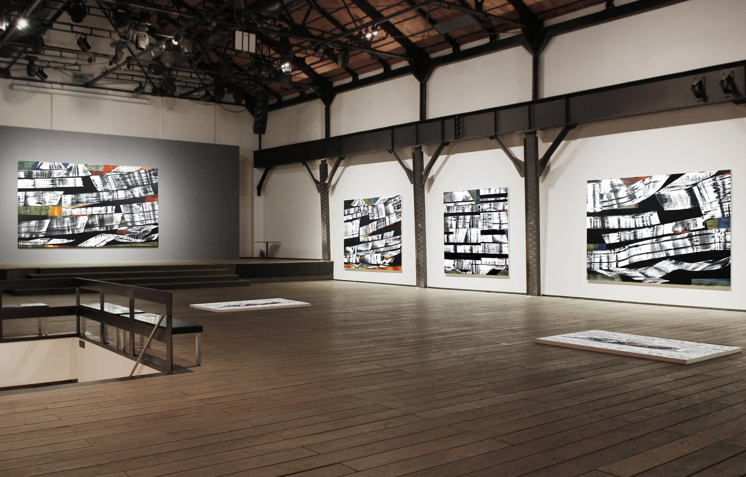 Installation view of KAILASH, Museo Estación Indianilla, Mexico City, 2012.