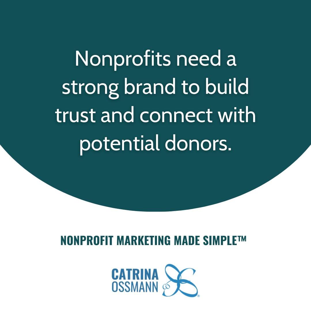 Does your nonprofit have a strong brand identity? 

If not, here&rsquo;s why you should consider investing in one. 

A strong brand identity can help your nonprofit: 
👉 Be memorable.
👉 Build trust in the community.
👉 Be easily recognized in crowde