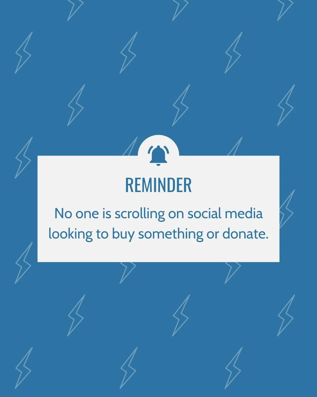 Your followers want to stay updated with your work, be the first to know your news or events and learn more.

Focus on building relationships and sharing content that's valuable to your audience.