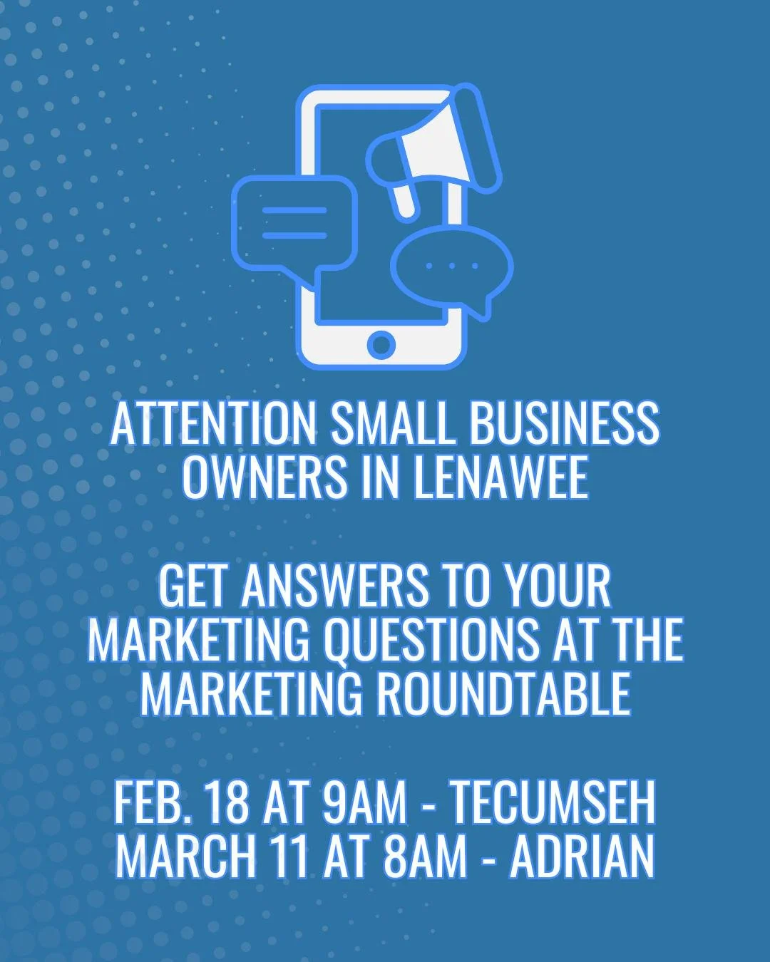 When I offer classes and lunch &amp; learns on marketing topics, a few people stick around after to ask questions...

How do I update this *specific* setting in Facebook?

What email marketing platform should I use?

How long should my videos be?

Ho