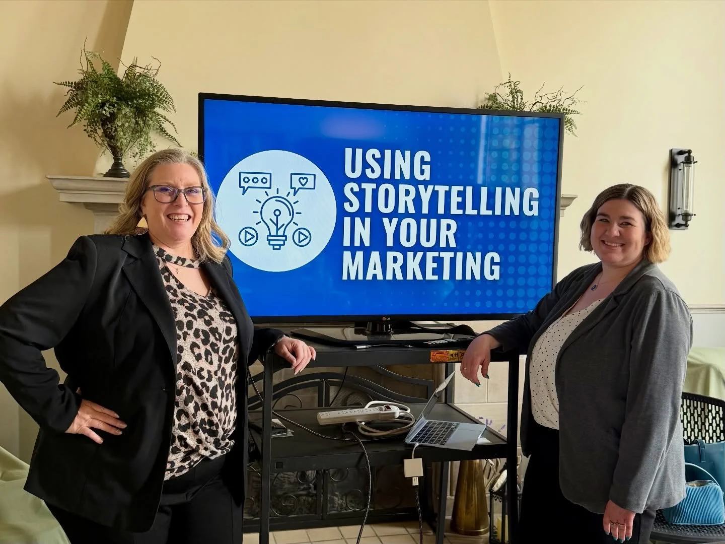 People don&rsquo;t want to be sold to and your message needs to be compelling to get through and connect with your ideal customer. We had a great conversation about using storytelling in marketing at the Adrian Armory!