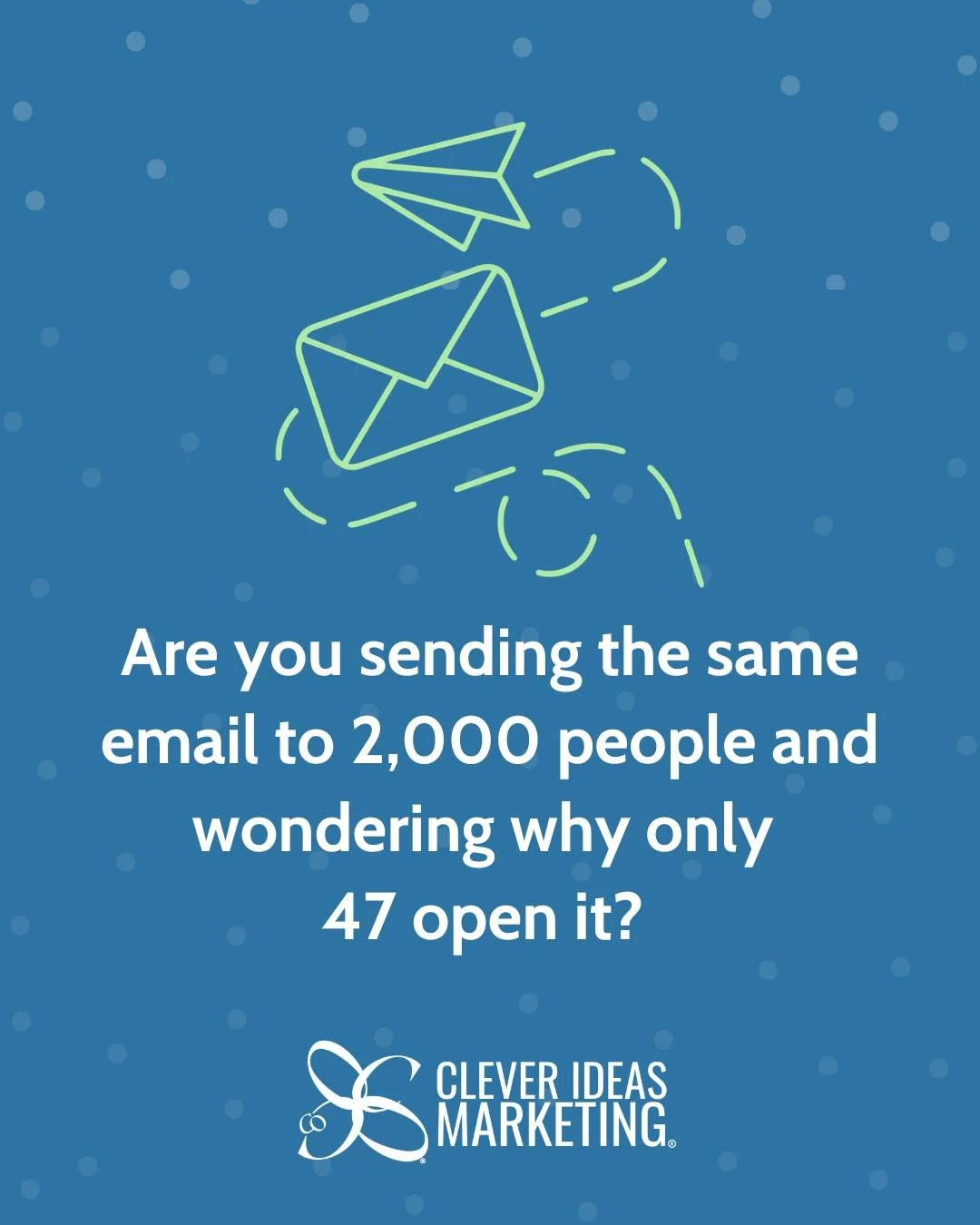 Sending the same blast to everyone is costing you opens and keeping your community from feeling seen. 

Your dedicated volunteers don&rsquo;t need the same information as someone who attended their first event last week. 

Try splitting your list int
