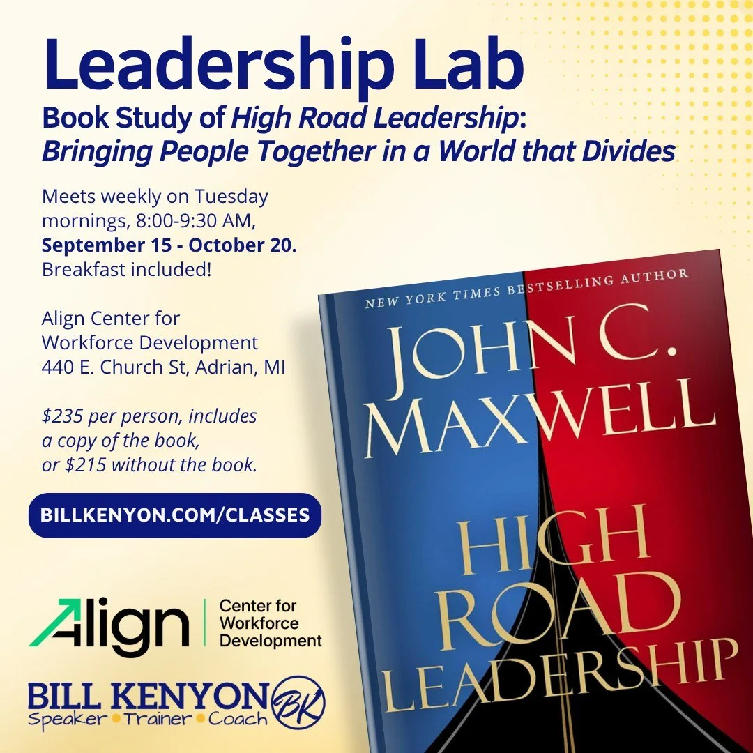 Busy fall with these events...

9/15: Leadership Lab: Book Study of High Road Leadership
9/18: Taste of Lenawee at the Adrian Armory
October: Lenawee Lifelong Learning classes at the Weber Center in Adrian.
10/8: Good Morning Lenawee Networking Event