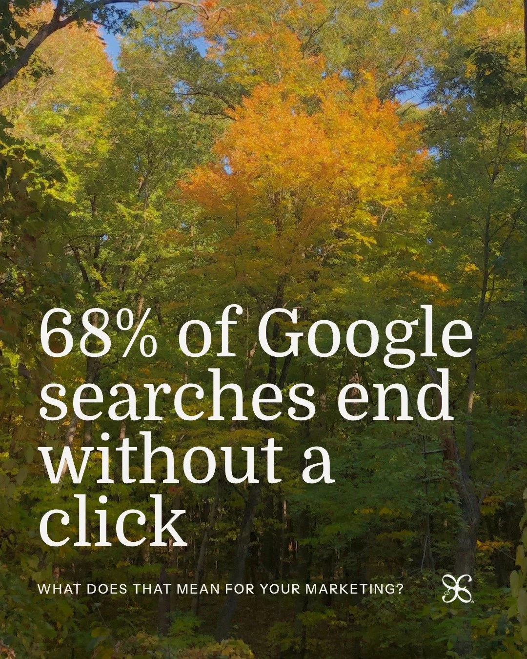 We all know that AI is changing how people find information online, and it also changes how you measure what's working.

People are finding what they are looking for without ever clicking through to a website, so focus on showing up where your audien