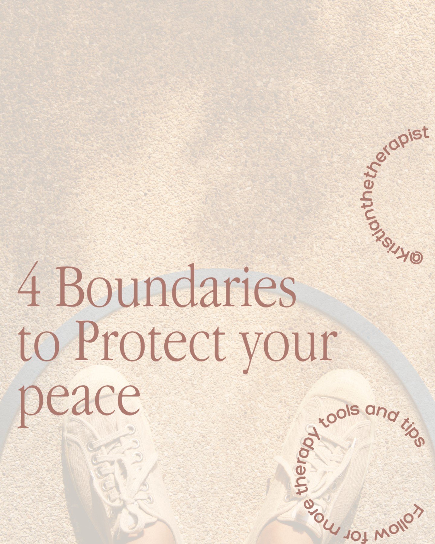 Not everything (or everyone) deserves full access to you.
Setting boundaries isn&rsquo;t about being rude&mdash;
It&rsquo;s about protecting your peace, your energy, and your mental health.

Your healing era requires boundaries.
Your peace requires b