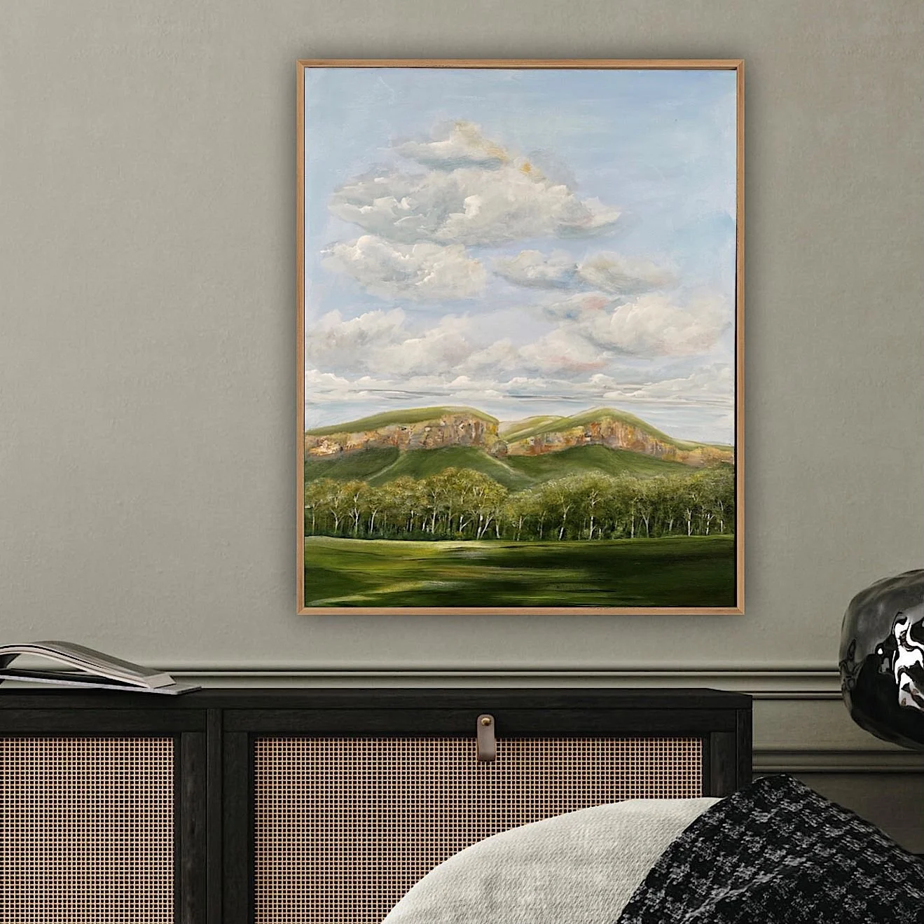 Twin Peaks on a wall-sm.JPG