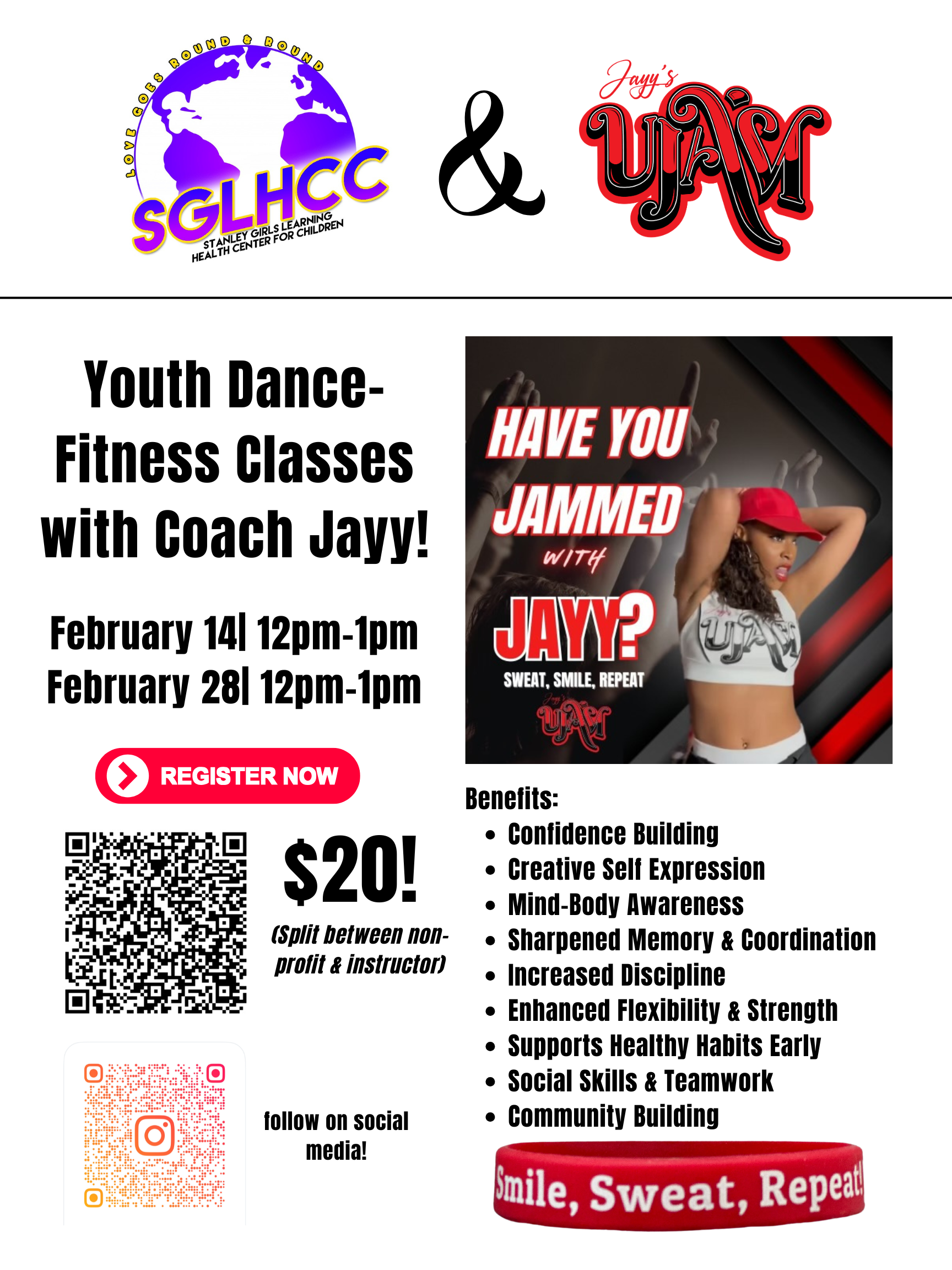 Youth Dance-Fitness Classes!| February 28, Ages 13-17