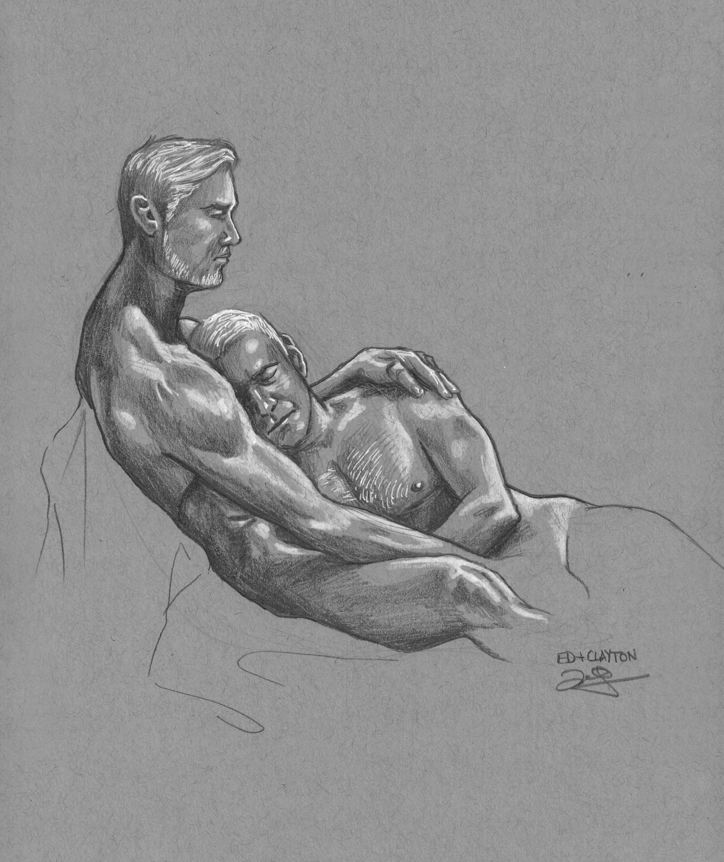 Father's Day - 12x16 framed
Pencil, Colored Pencil and White Paint
$100