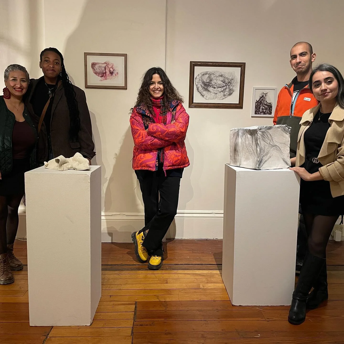 Congratulations to first-year graduate students Ali Masoumzadeh, Arghavan Booye, Immer Cook, Kofoworola Adebiyi, Sara Valinezhad, and Yaren Yildiz on their fantastic Glimpse exhibition. 🎉
Don&rsquo;t miss your chance to see this show before it&rsquo