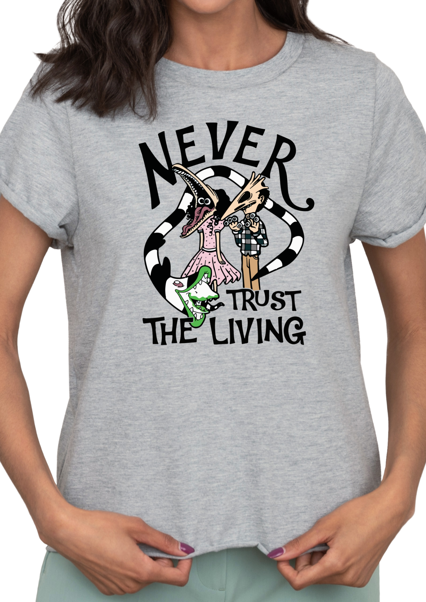 Never Trust The Living Beetlejuice T-shirt