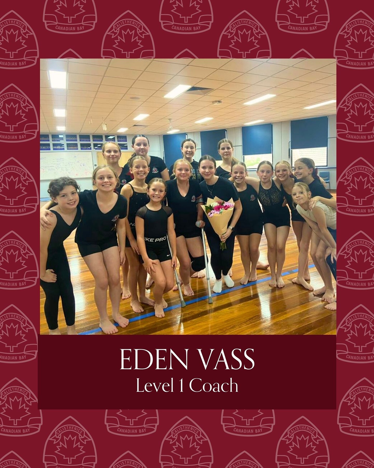 Miss Eden
Congratulations!

Eden has become the youngest Level 1 Coach at both CBCC and @calisthenicsvictoria, a milestone that speaks volumes to her strength, dedication, and love for the sport.

She continues to inspire our Juniors with calm confid