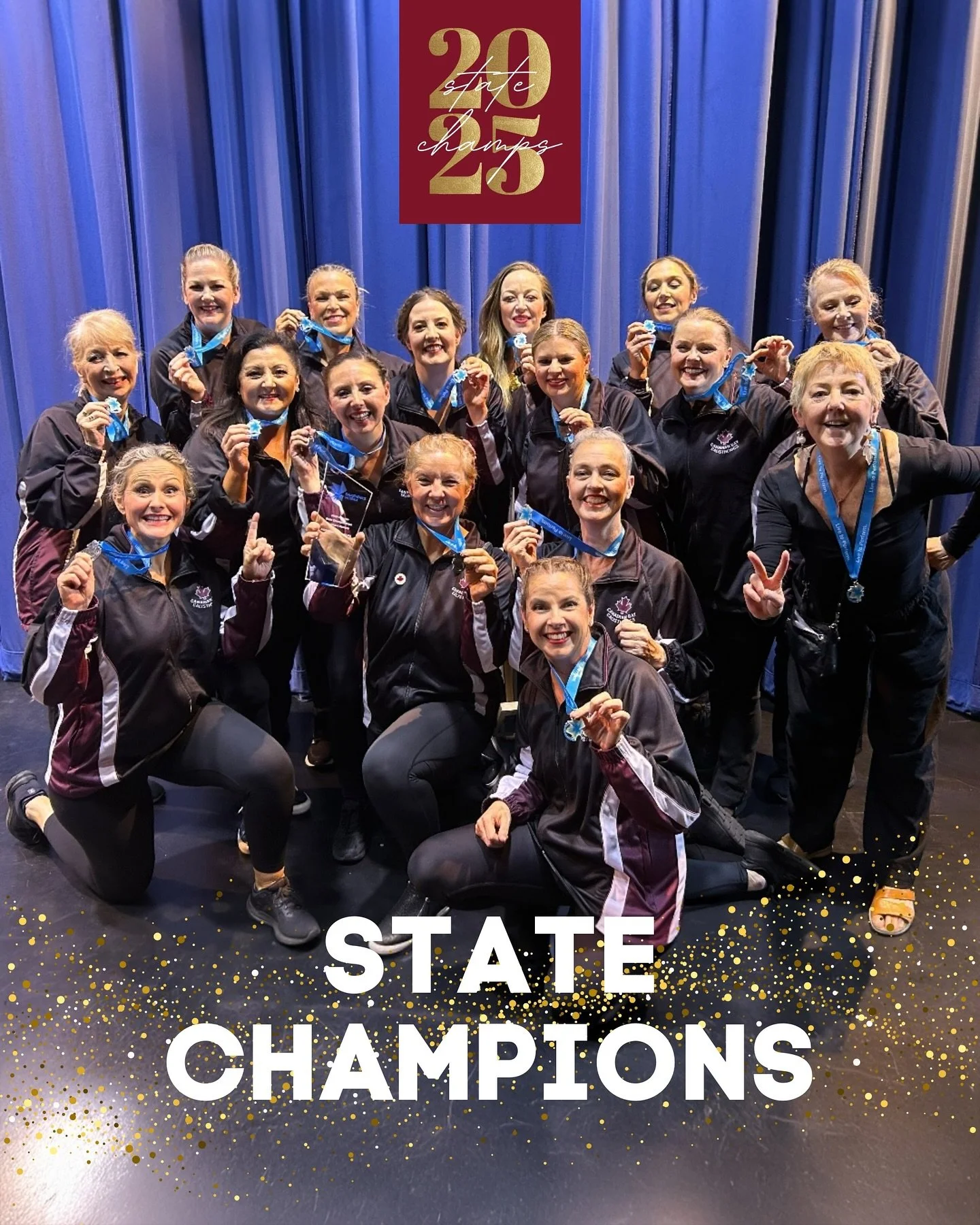 🏆 PRESENTING OUR 2025 STATE CHAMPIONS! 🏆

What an achievement! Congratulations to our Maple Masters and @donna_gabriel for their Aggregate win at the @calisthenicsvictoria State Championships. Week after week you&rsquo;ve pushed harder, danced stro