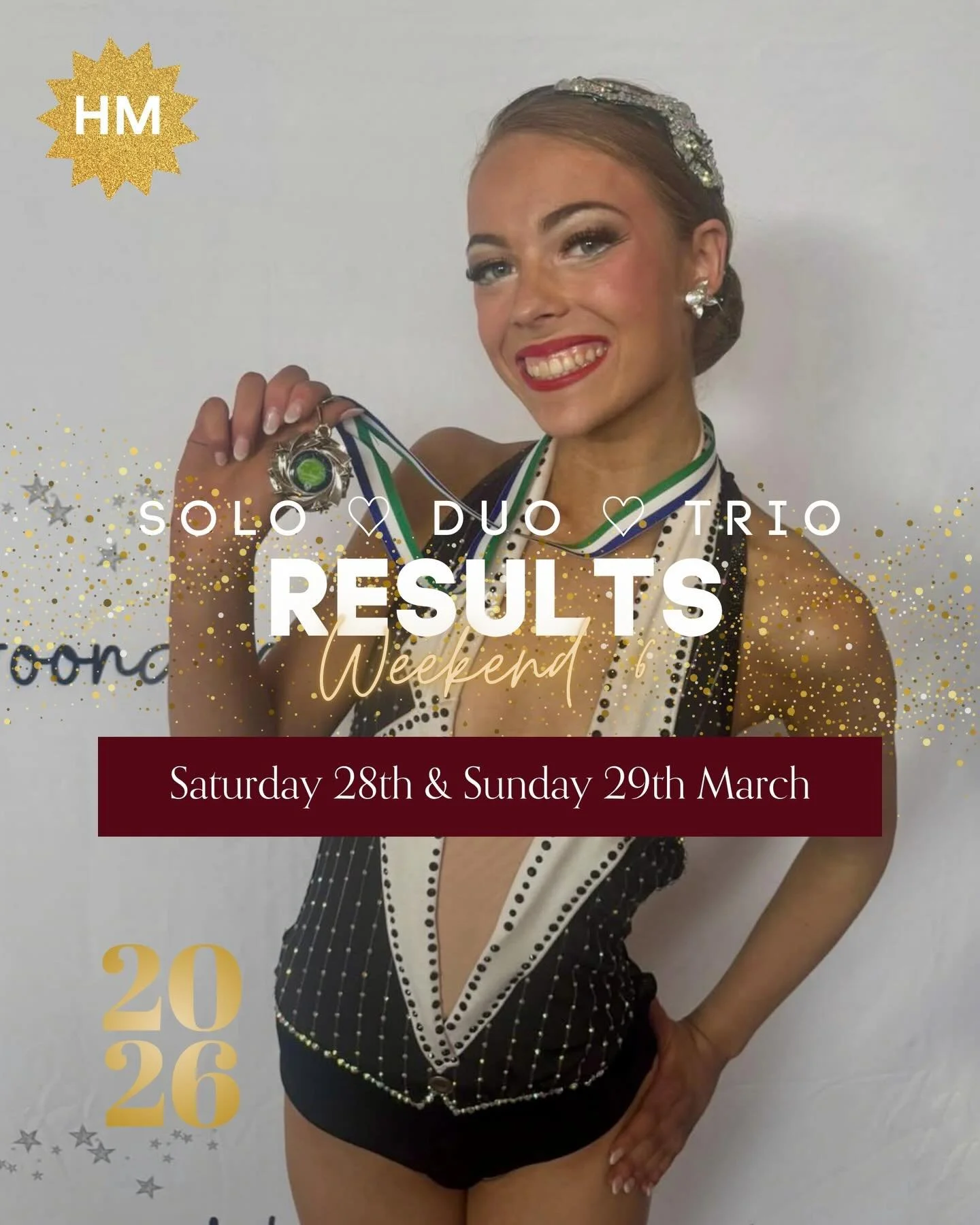 WEEKEND 6 &ndash; CALI SOLO RESULTS

9 Years Cali

Div 3
HC &ndash; Lily S &ndash; Coach Emma Martin

11 Years Cali

Open
HC &ndash; Imogen B &ndash; Coach Ashlea Stone

Div 2
2ND &ndash; Tehya S &ndash; Coach Charlotte Ponchard
HM &ndash; Violet S &