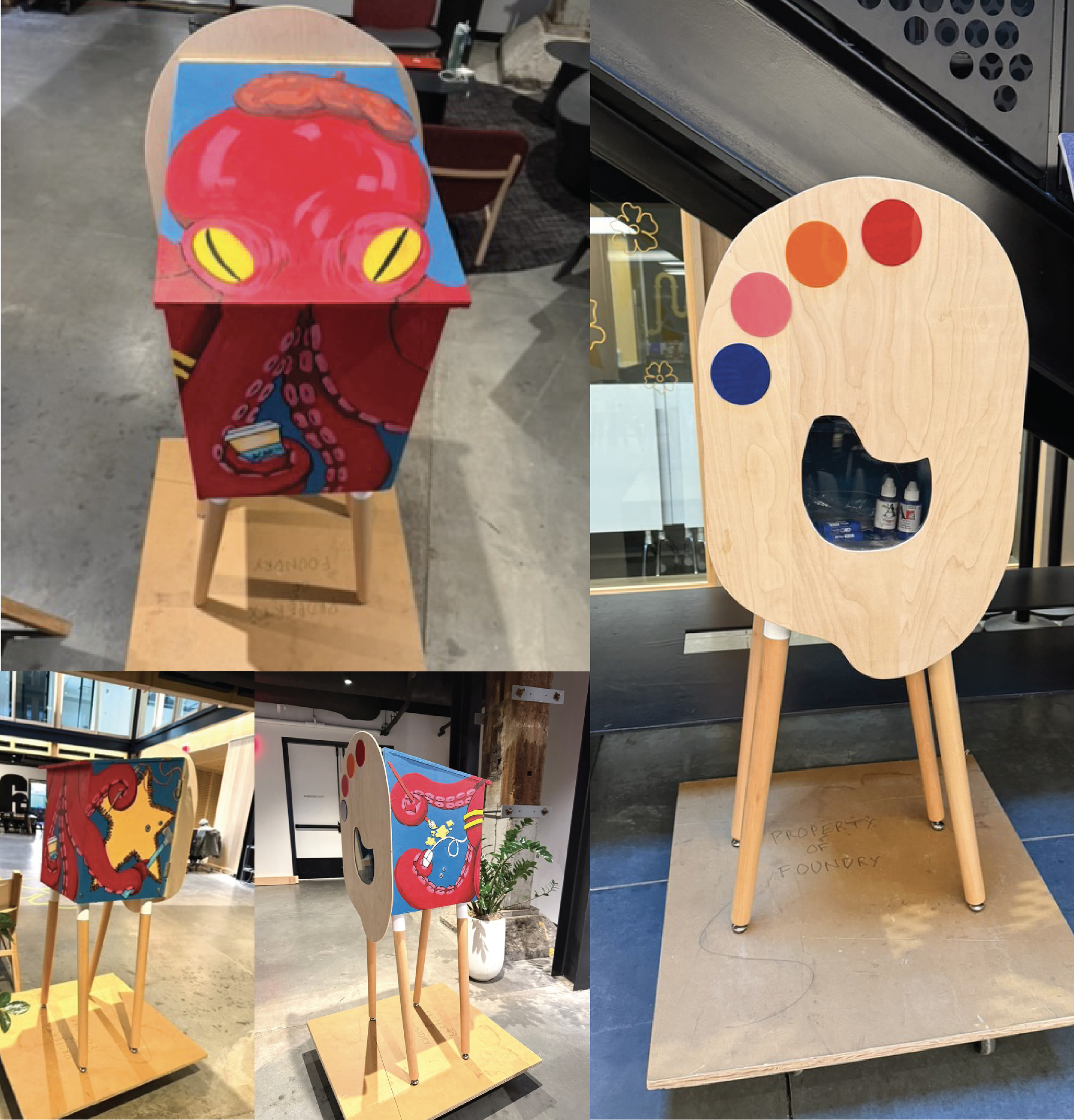 Creative Collection Box, Public Art Installation, 2025