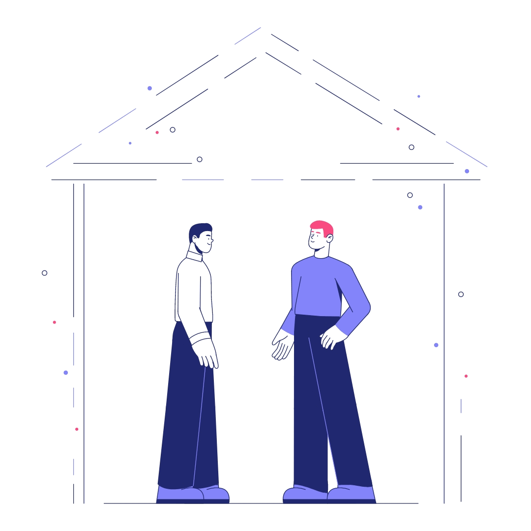 Customer giving keys to a licensed transport driver during vehicle pickup inspection.