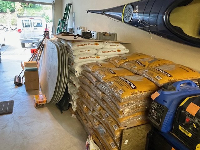 3 tons of fuel for pellet stove